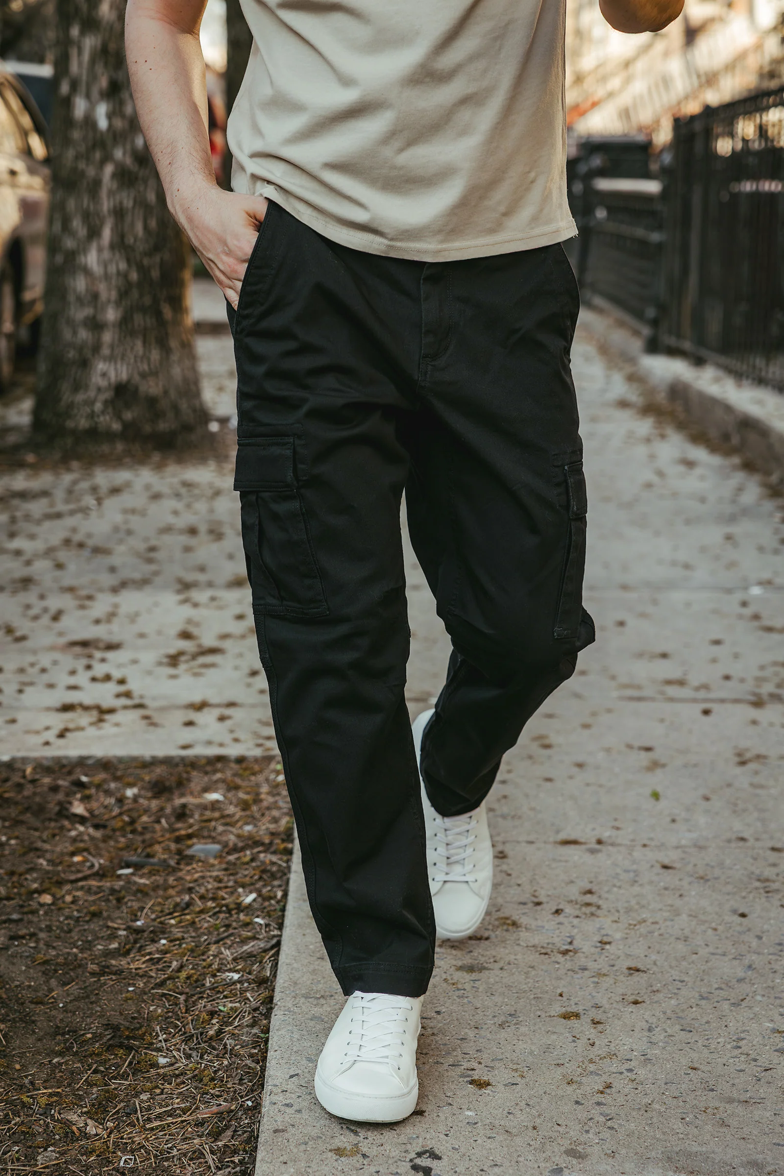 Cargo Pants Black - Image 3