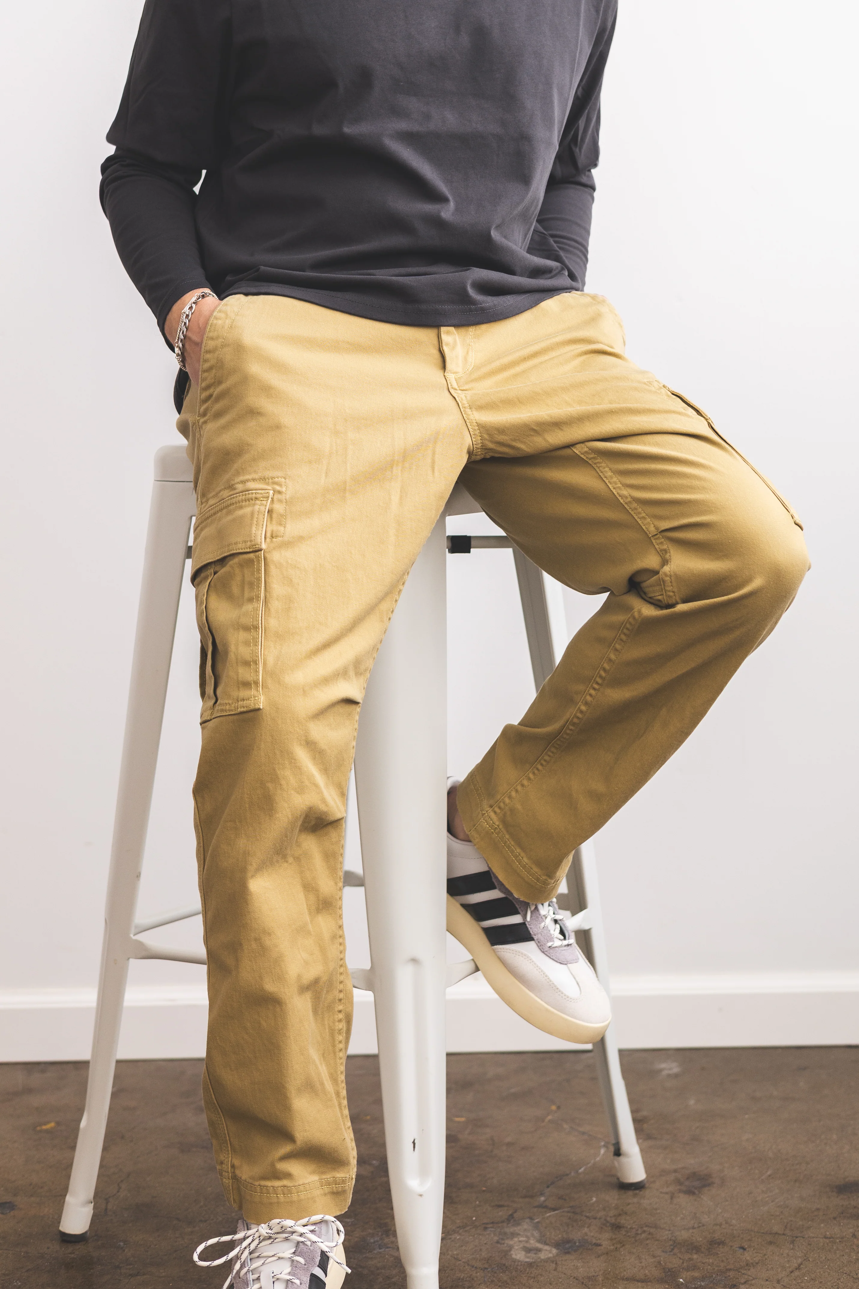 Cargo Pants Khaki - Image 3