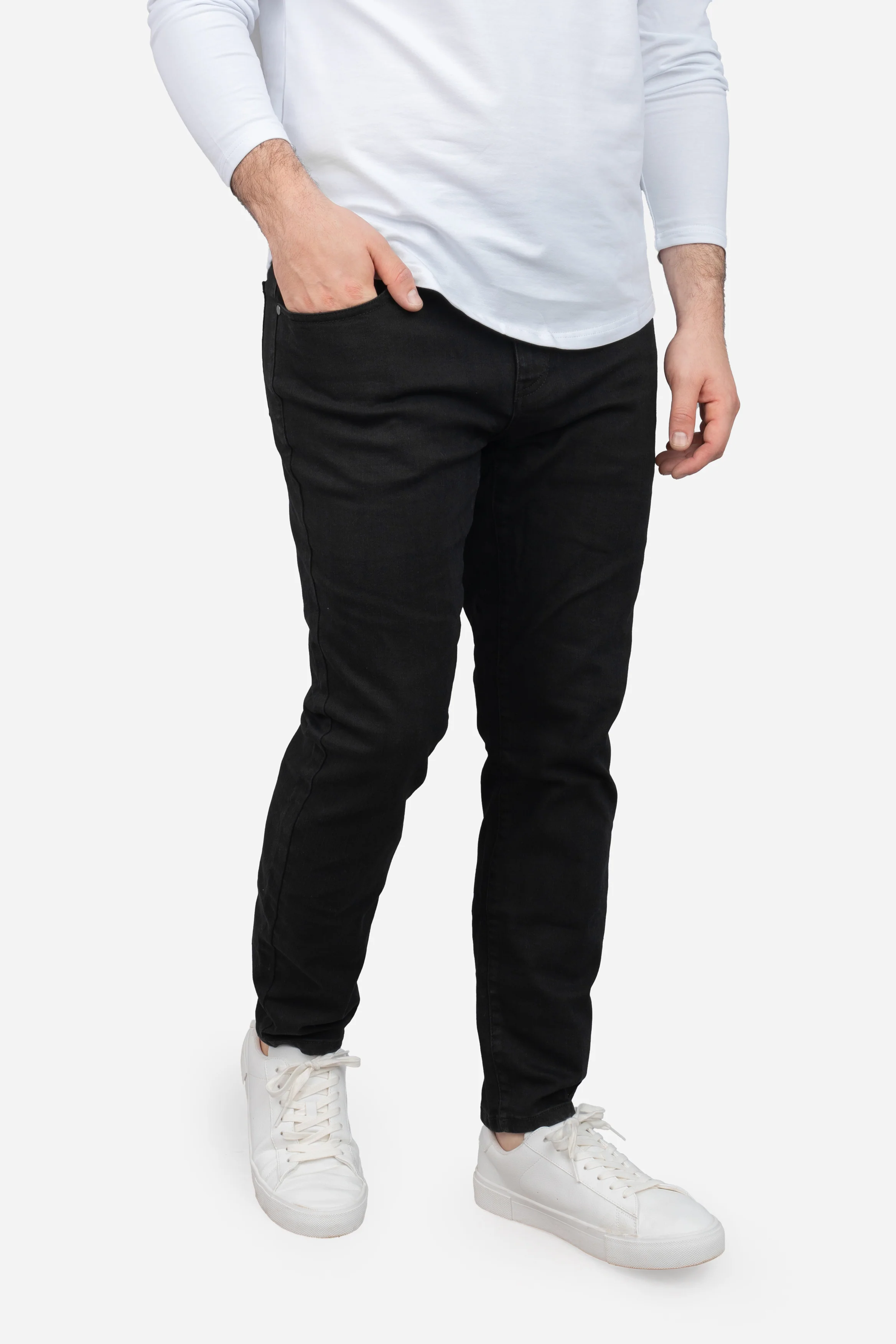 Core Extra Stretch Jeans Black - Image 23