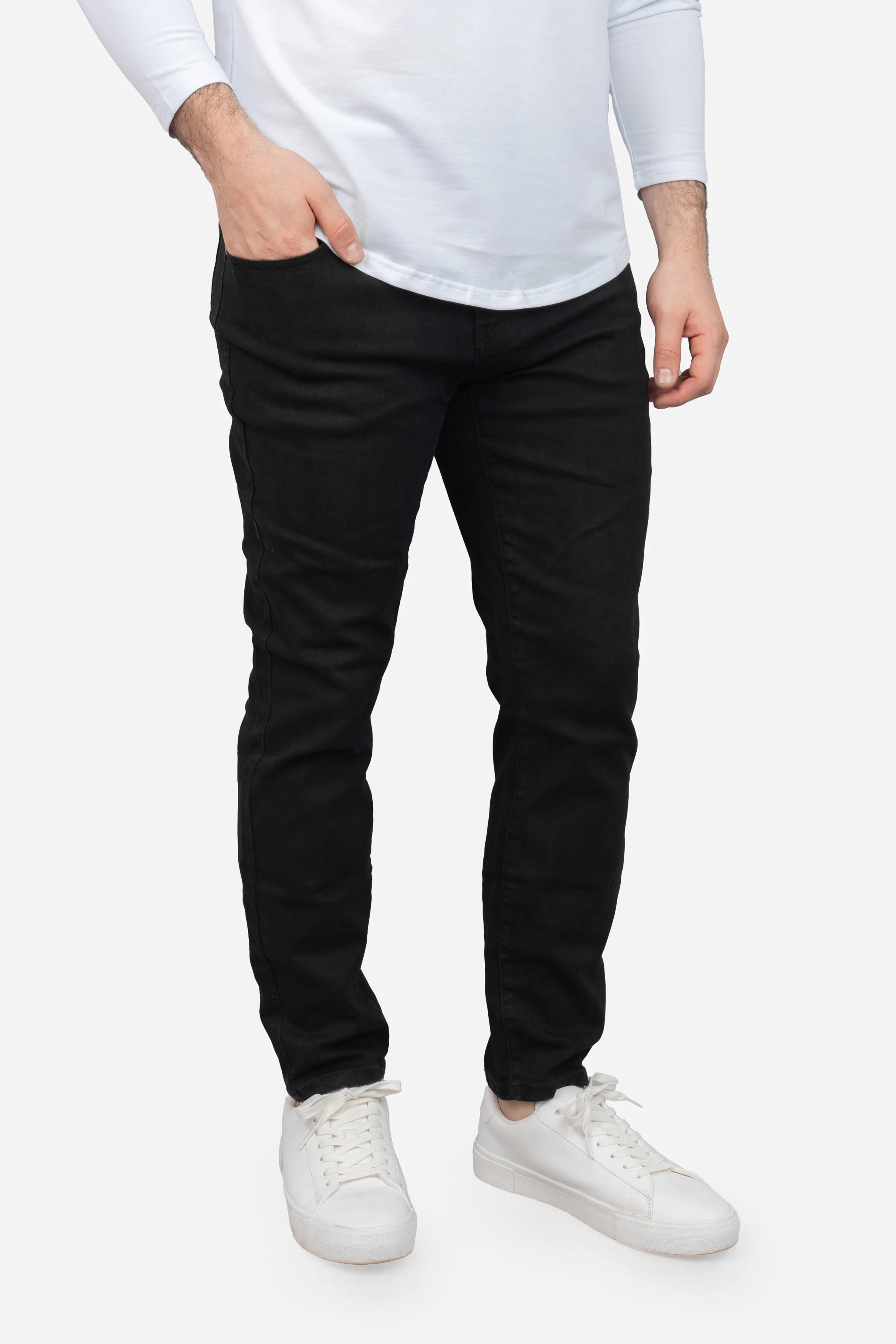 Core Extra Stretch Jeans Black - Image 24