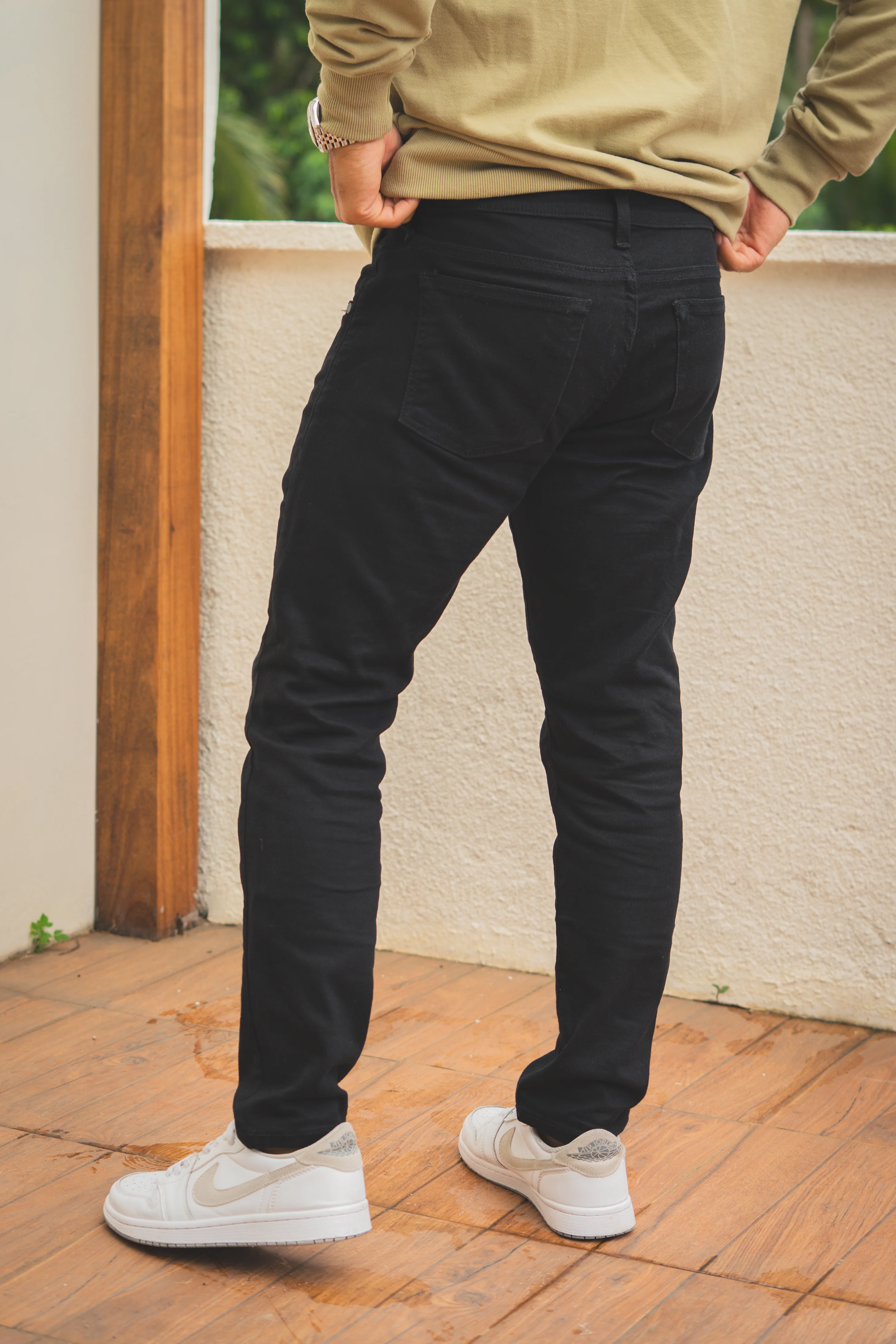 Core Extra Stretch Jeans Black - Image 3