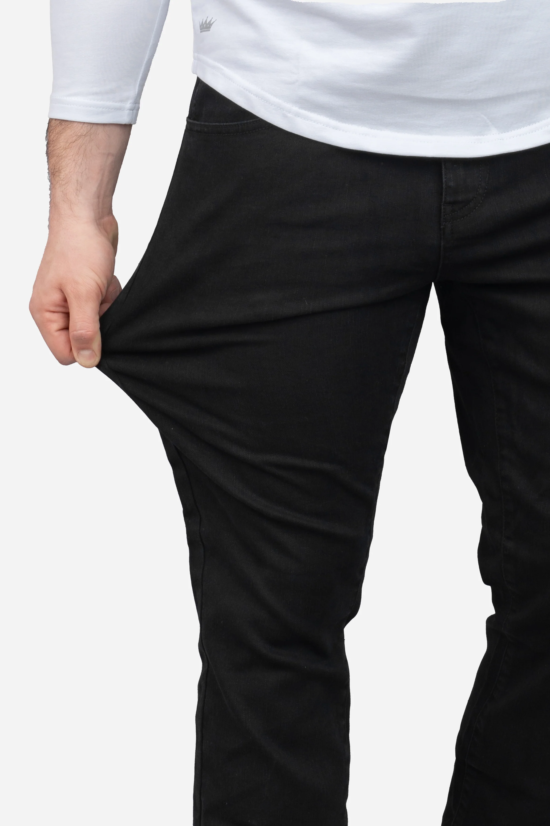 Core Extra Stretch Jeans Black - Image 8