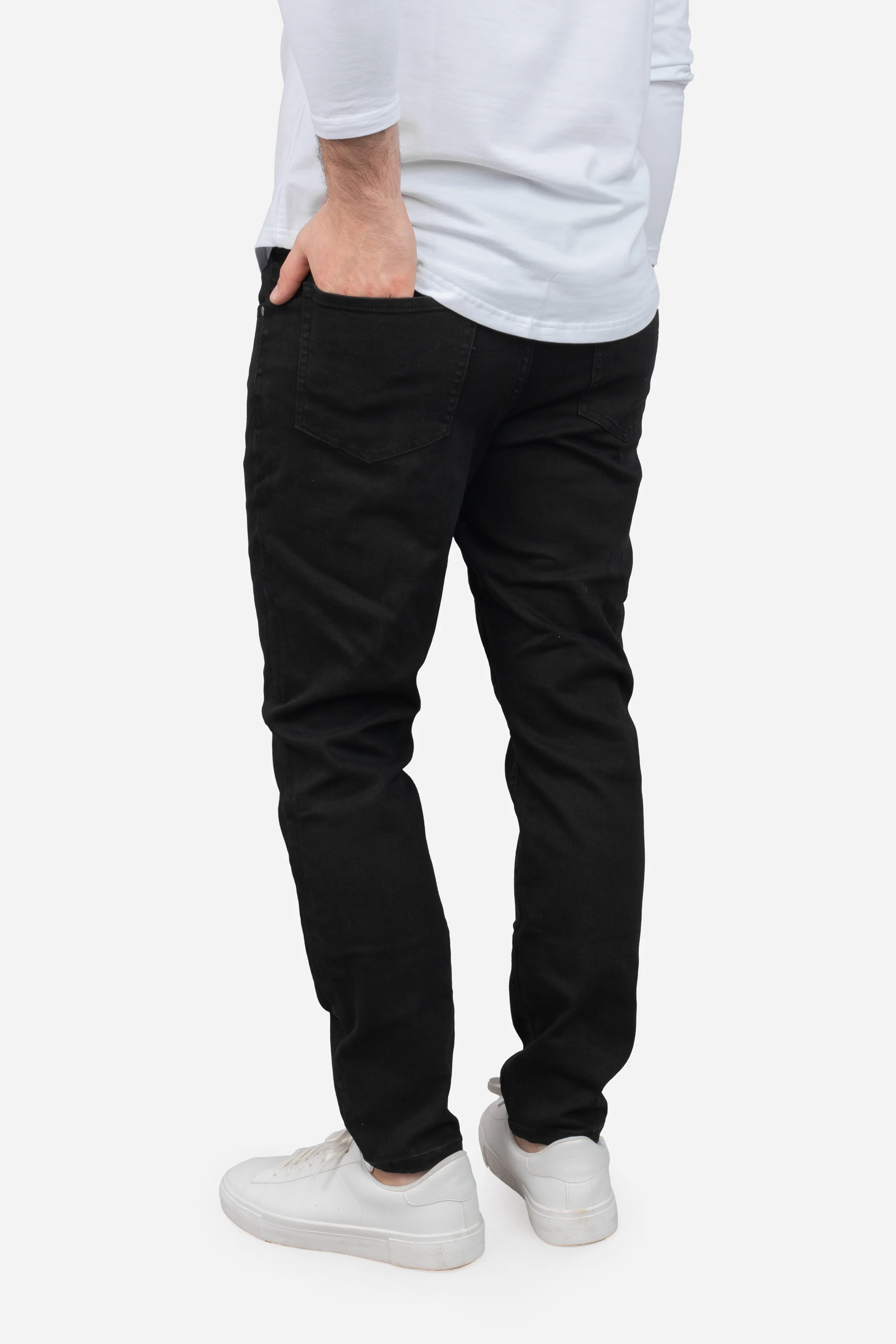 Core Extra Stretch Jeans Black - Image 9