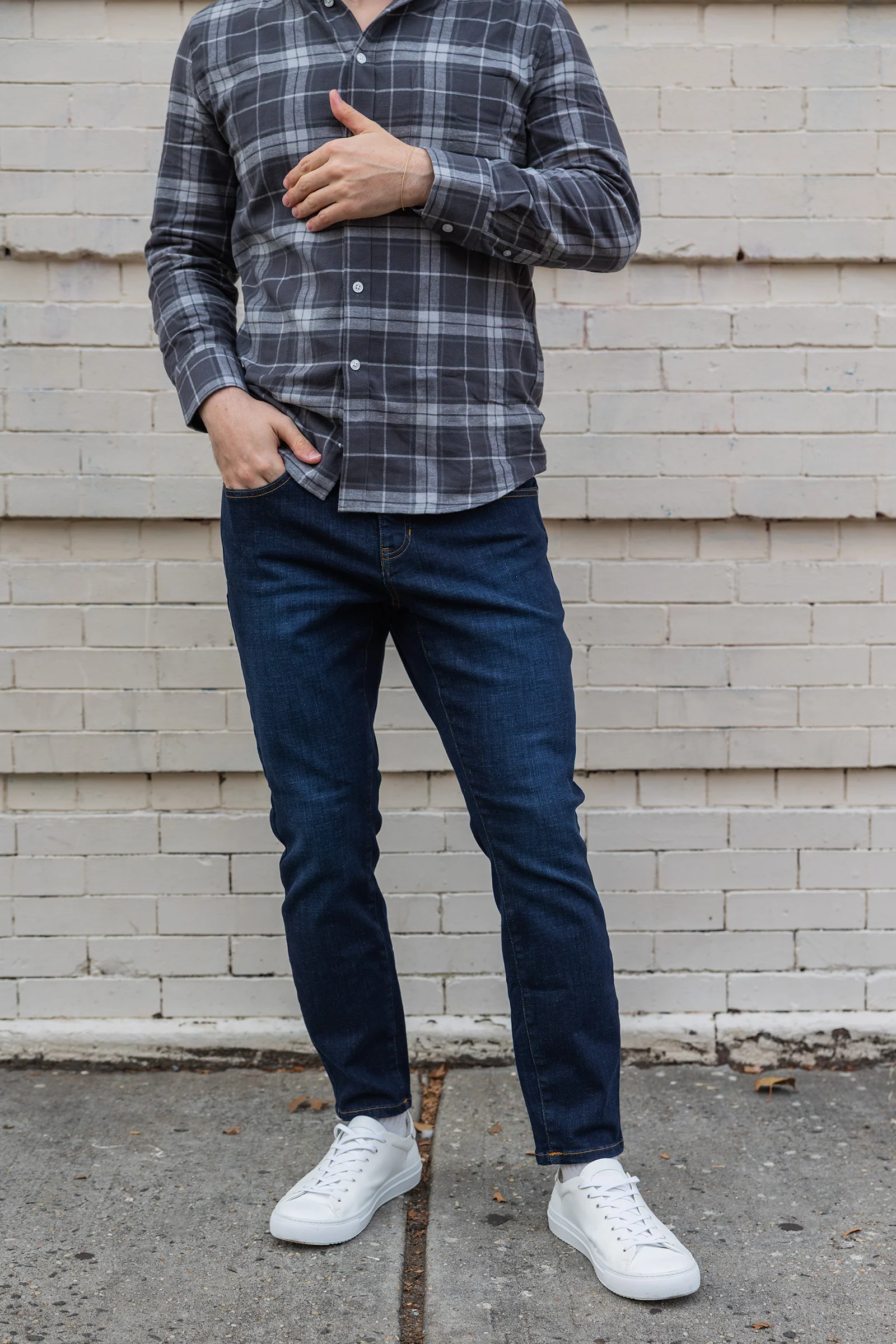Core Extra Stretch Jeans Dark Wash - Image 10