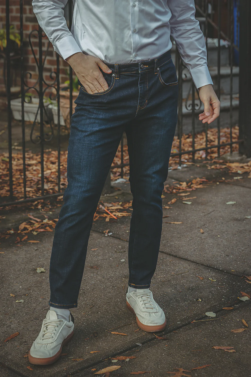 Core Extra Stretch Jeans Dark Wash - Image 16