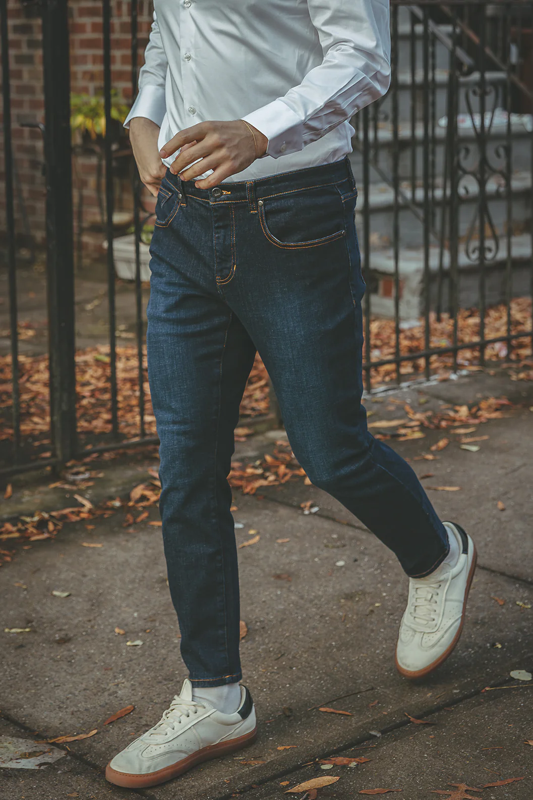 Core Extra Stretch Jeans Dark Wash - Image 3