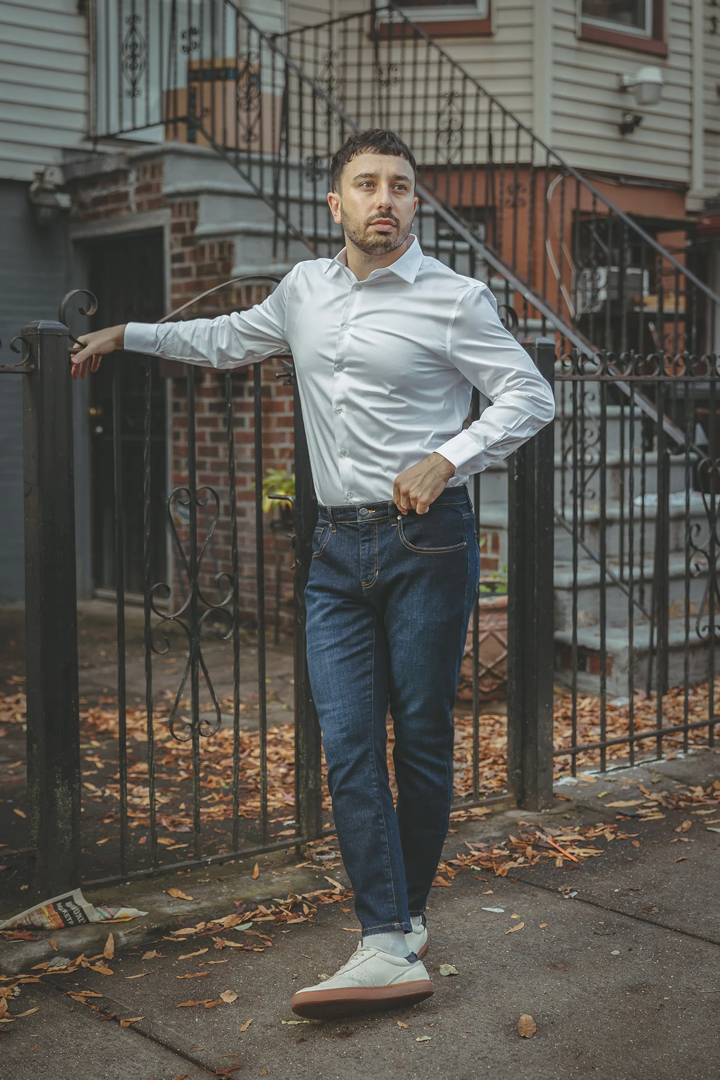 Core Extra Stretch Jeans Dark Wash - Image 4