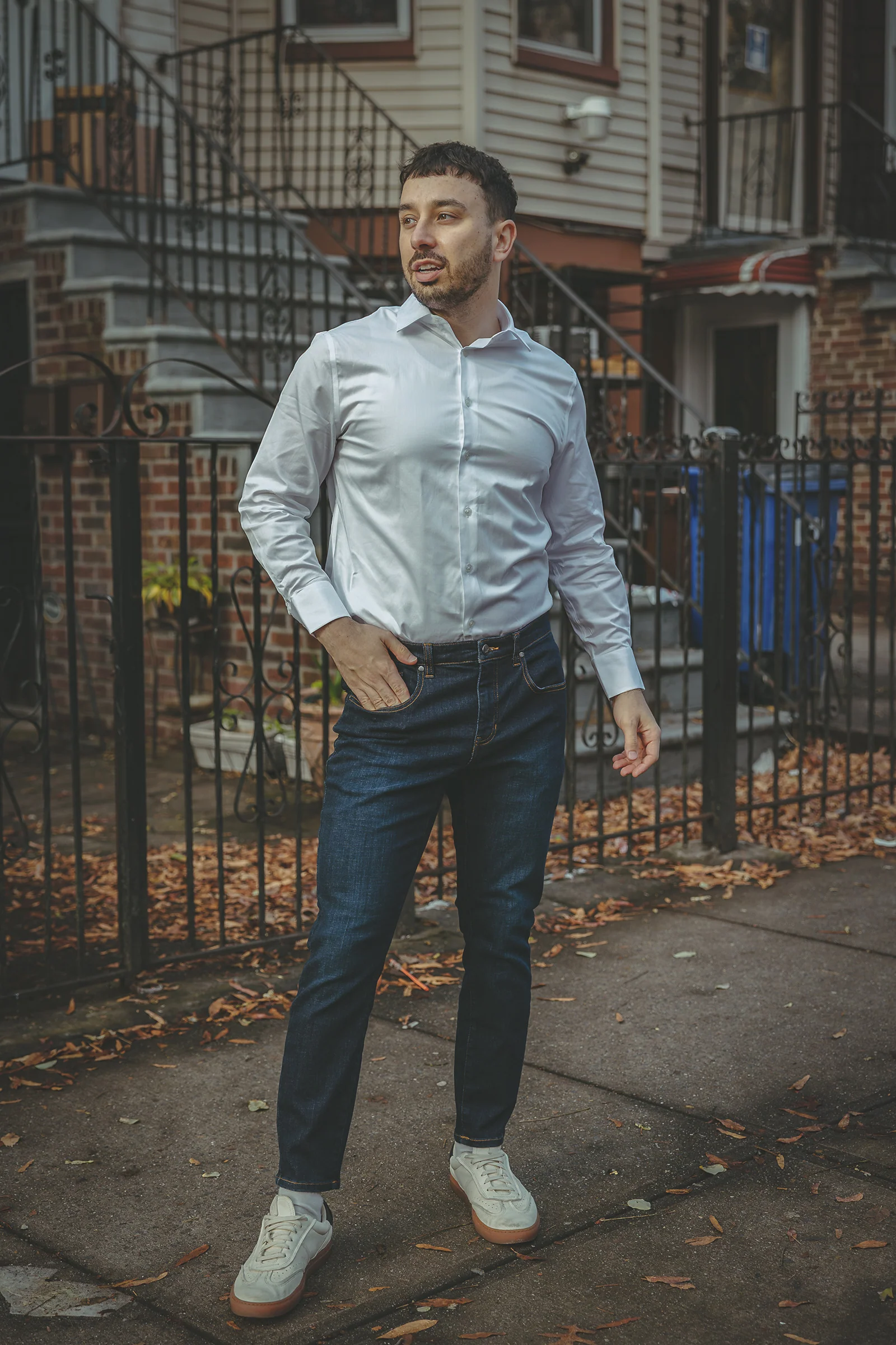 Core Extra Stretch Jeans Dark Wash - Image 5
