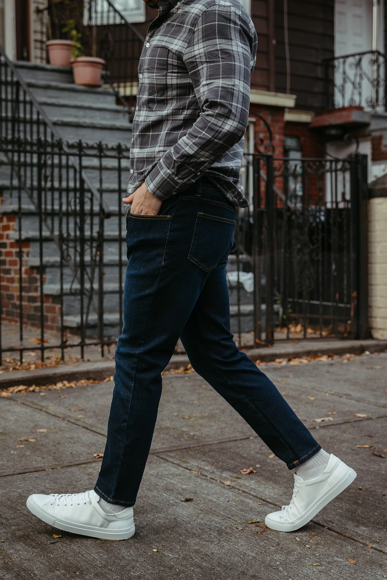 Core Extra Stretch Jeans Dark Wash - Image 7