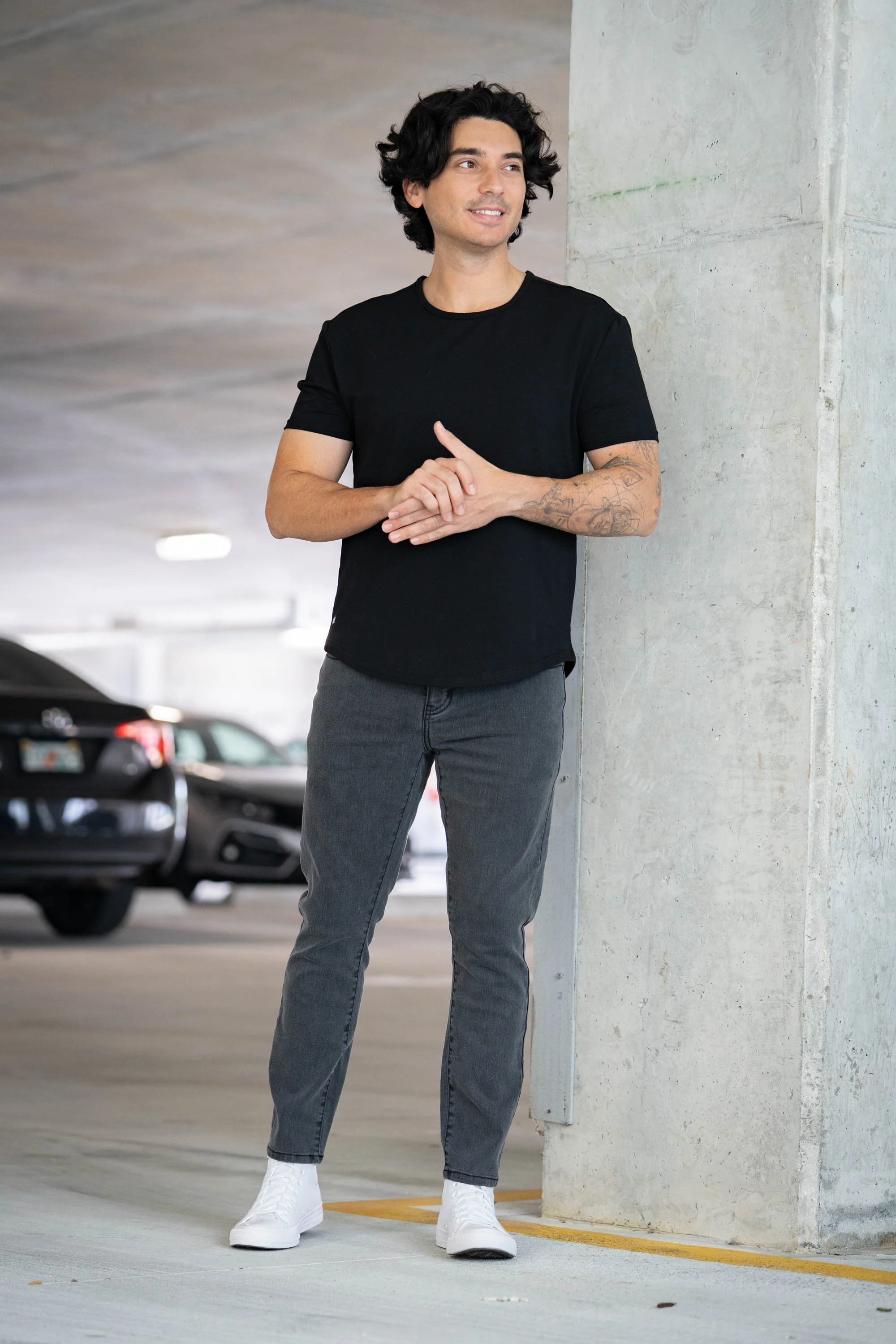 Core Extra Stretch Jeans Charcoal - Image 10