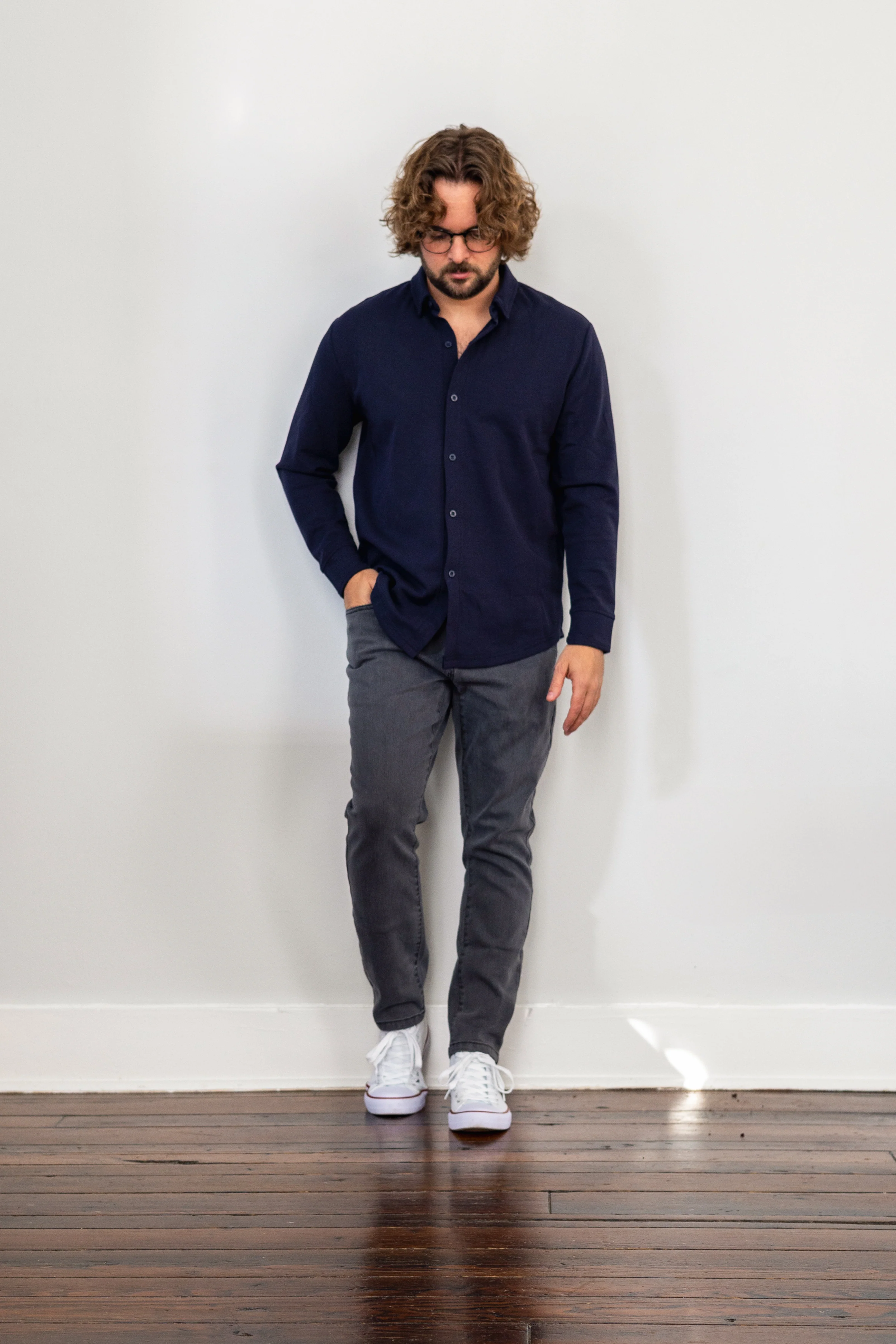 Core Extra Stretch Jeans Charcoal - Image 5