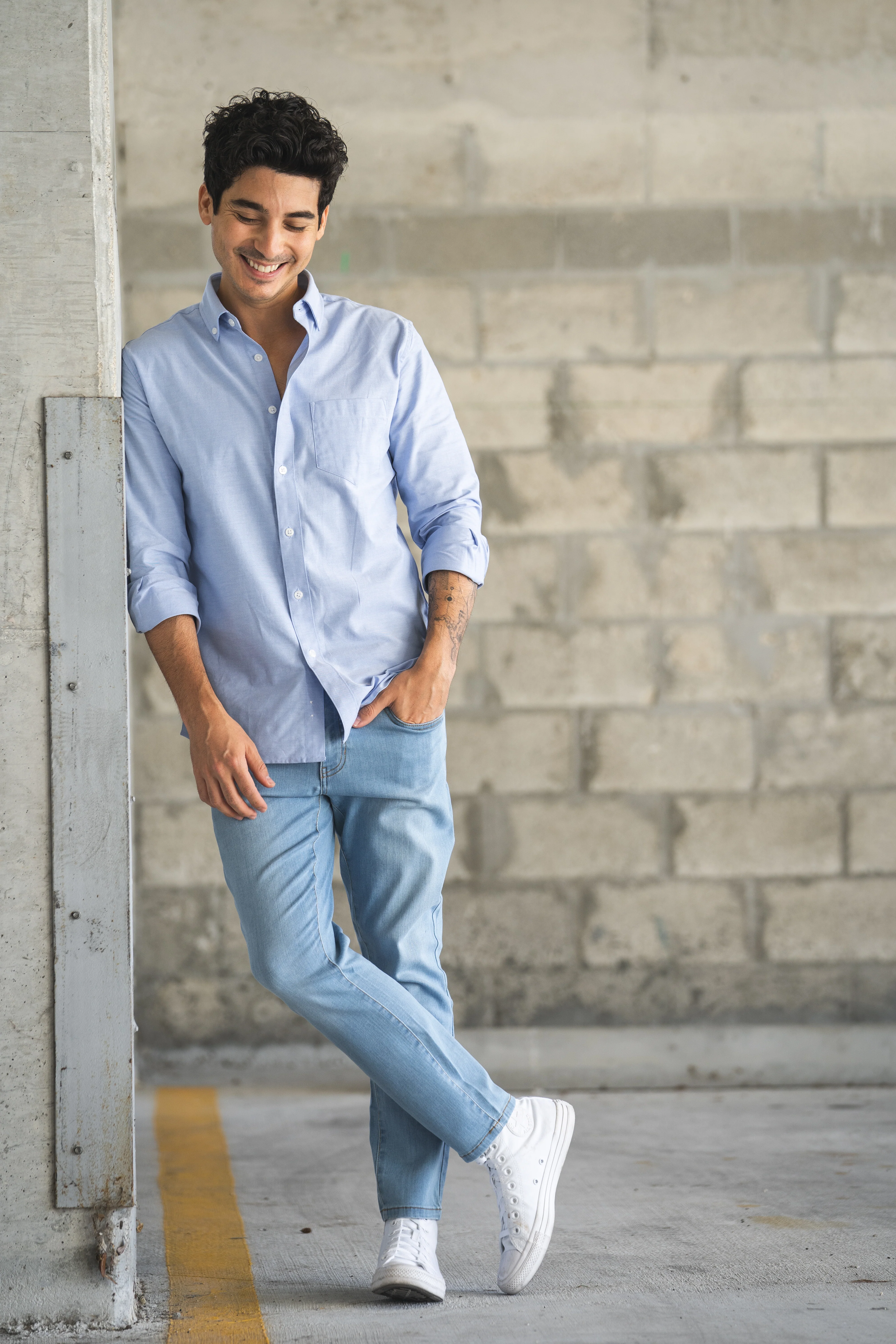 Core Extra Stretch Jeans Light Wash - Image 12
