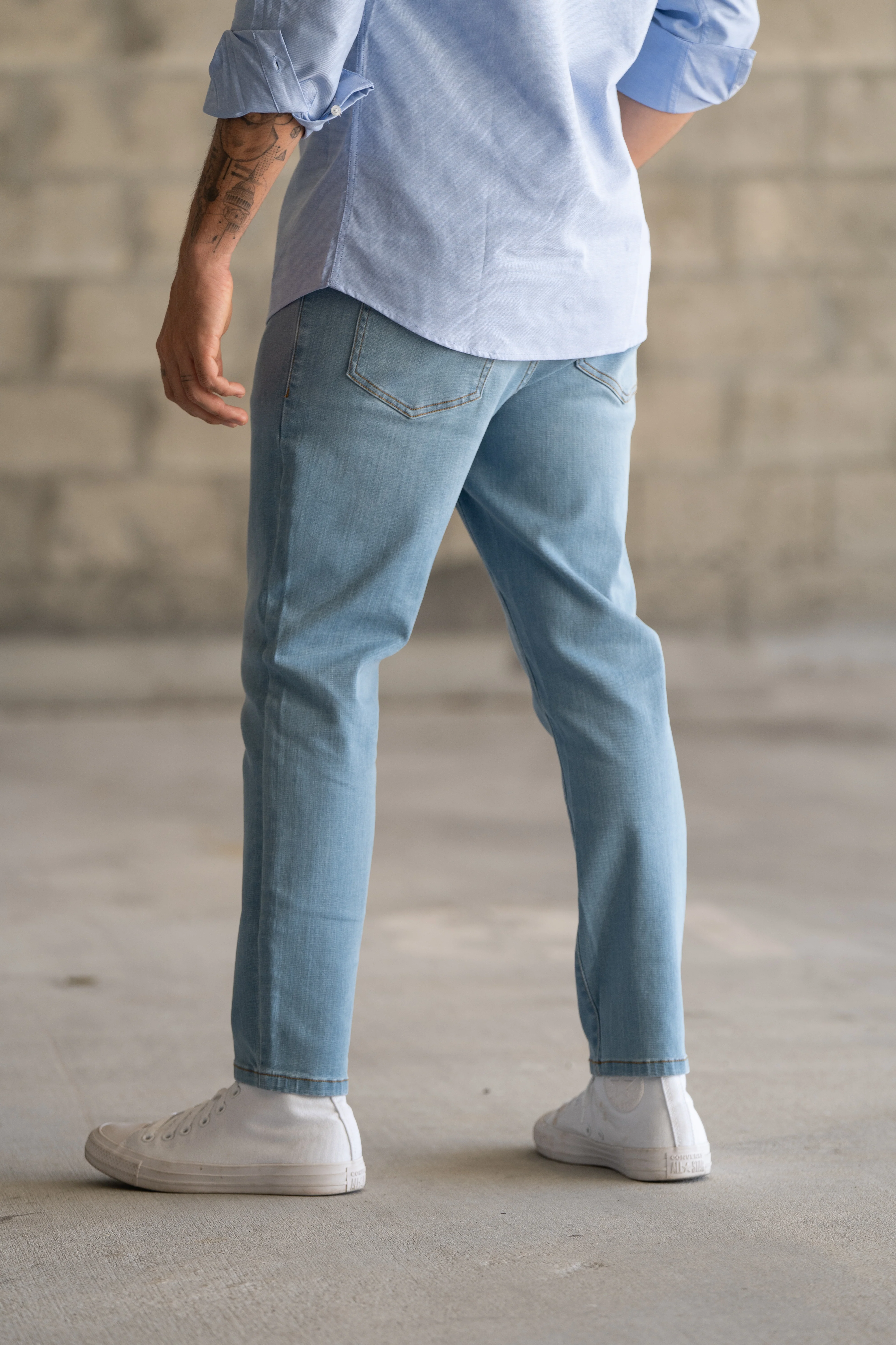 Core Extra Stretch Jeans Light Wash - Image 13