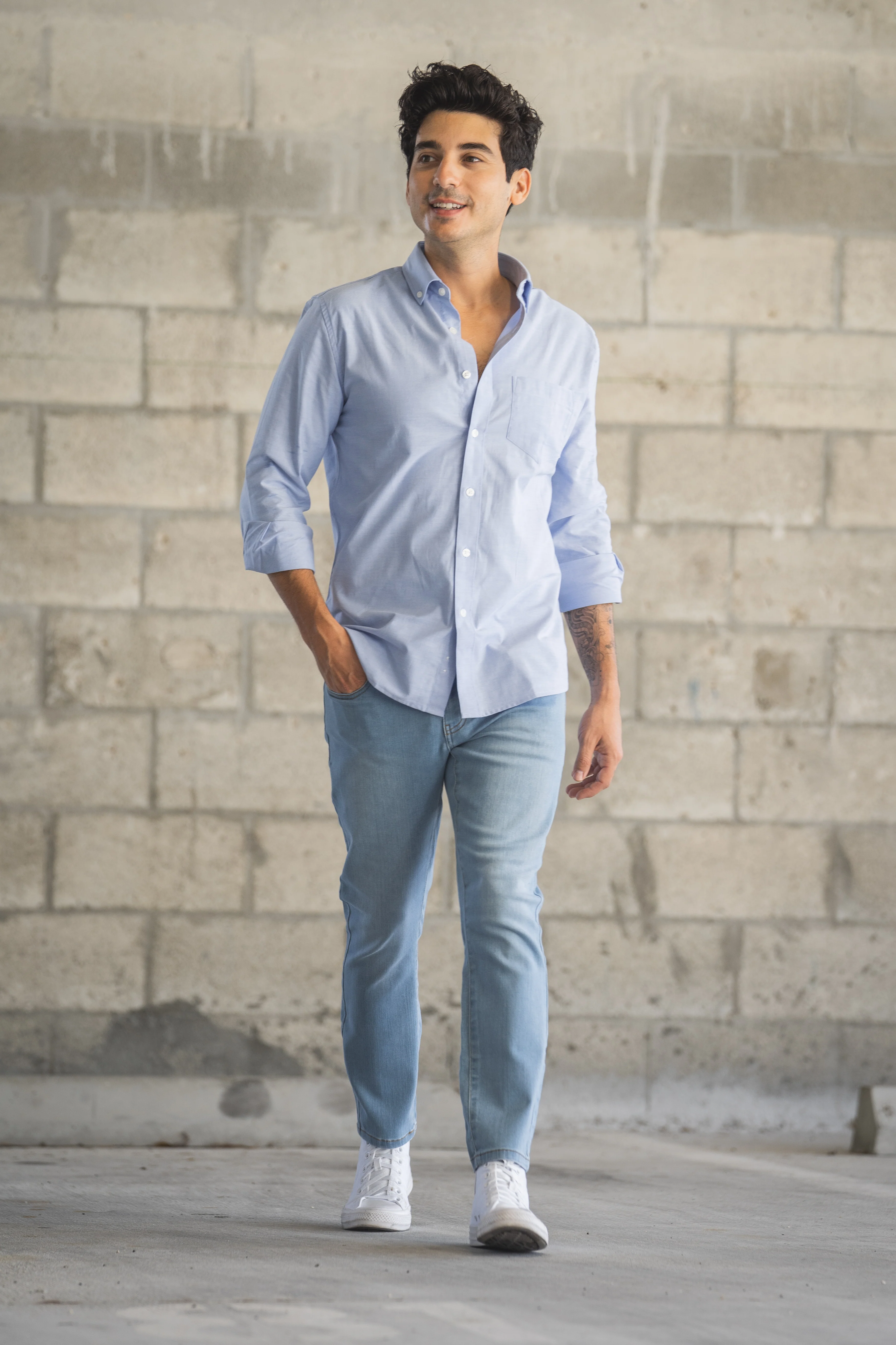 Core Extra Stretch Jeans Light Wash - Image 14