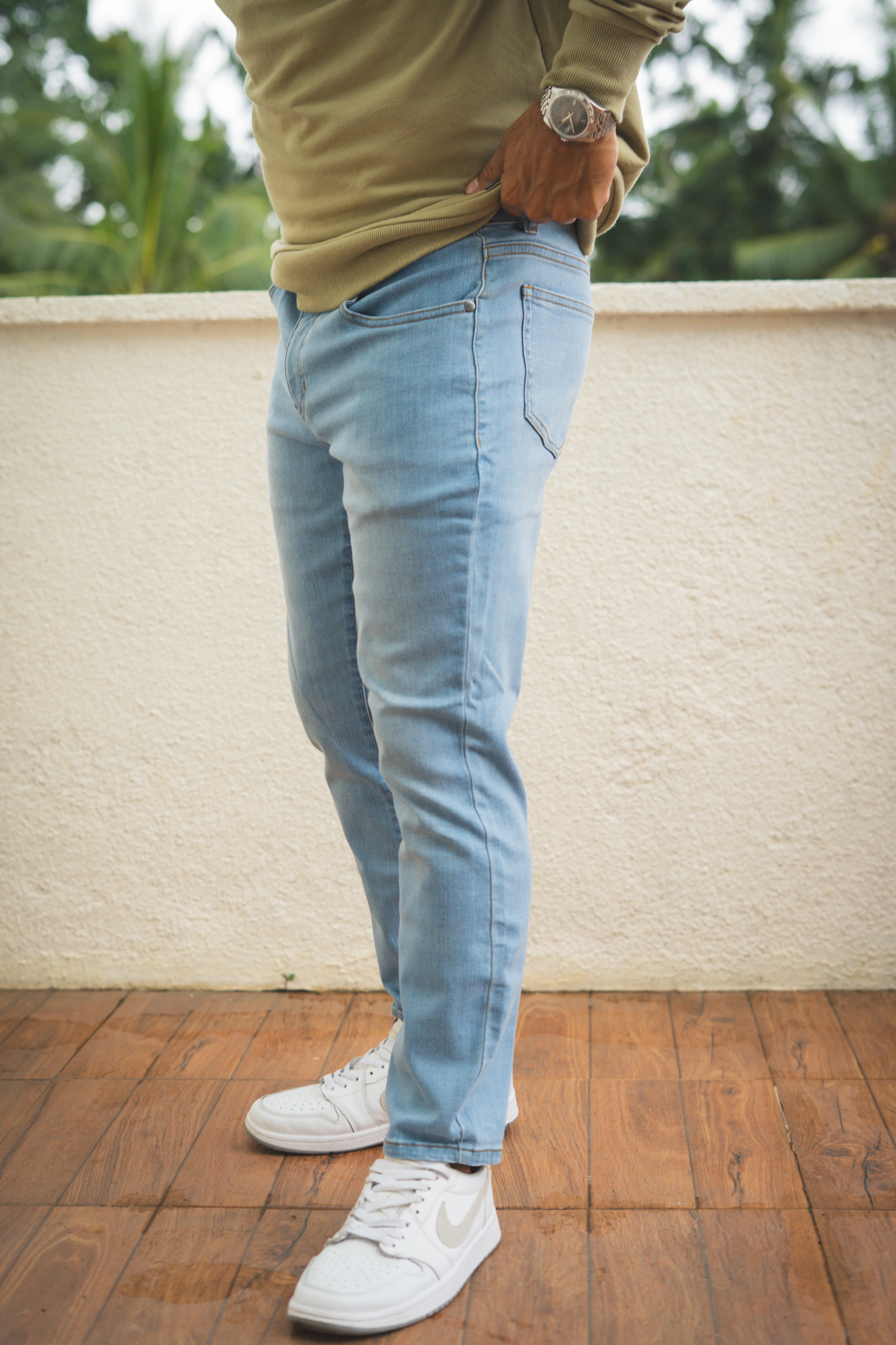 Core Extra Stretch Jeans Light Wash - Image 3