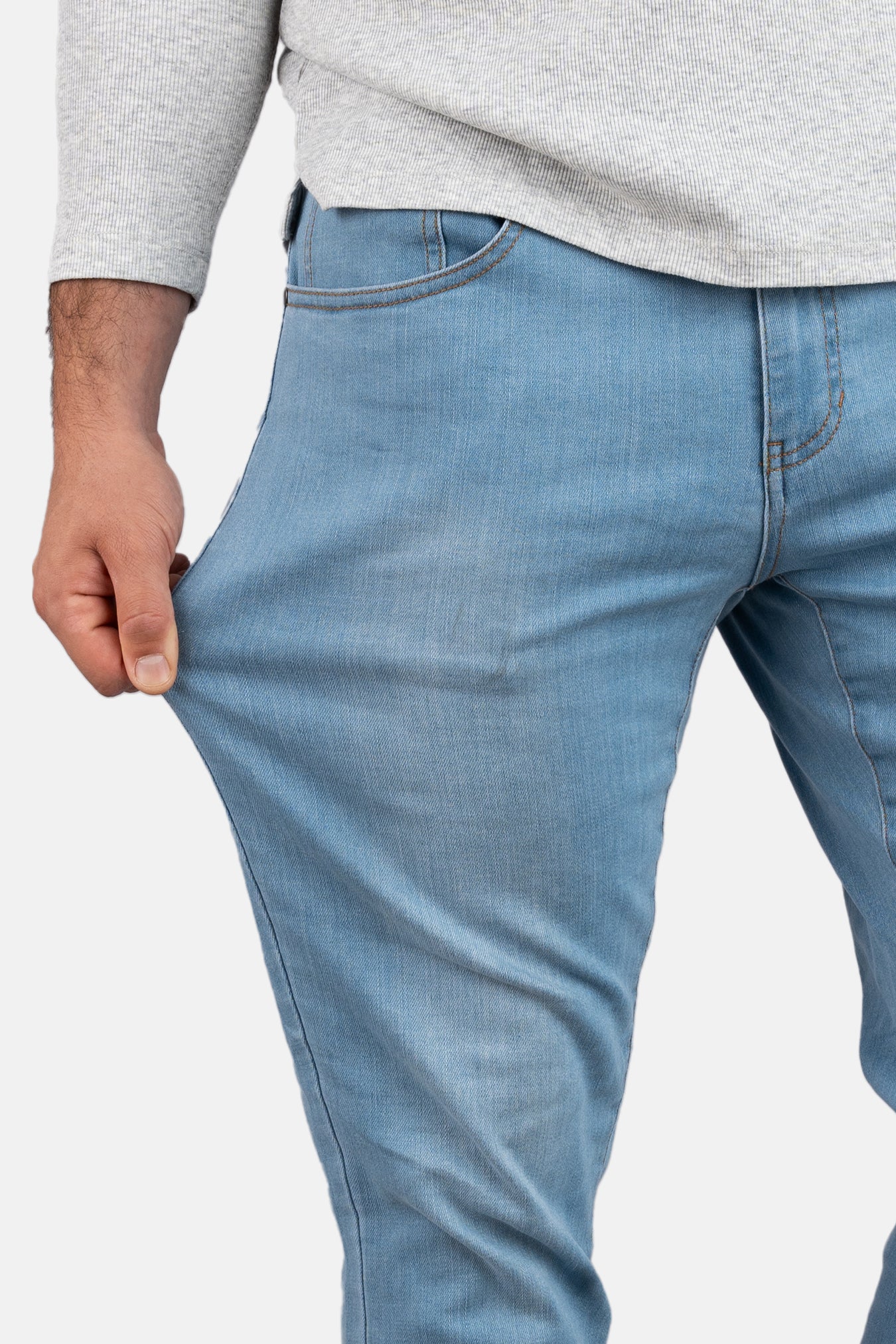 Core Extra Stretch Jeans Light Wash - Image 7