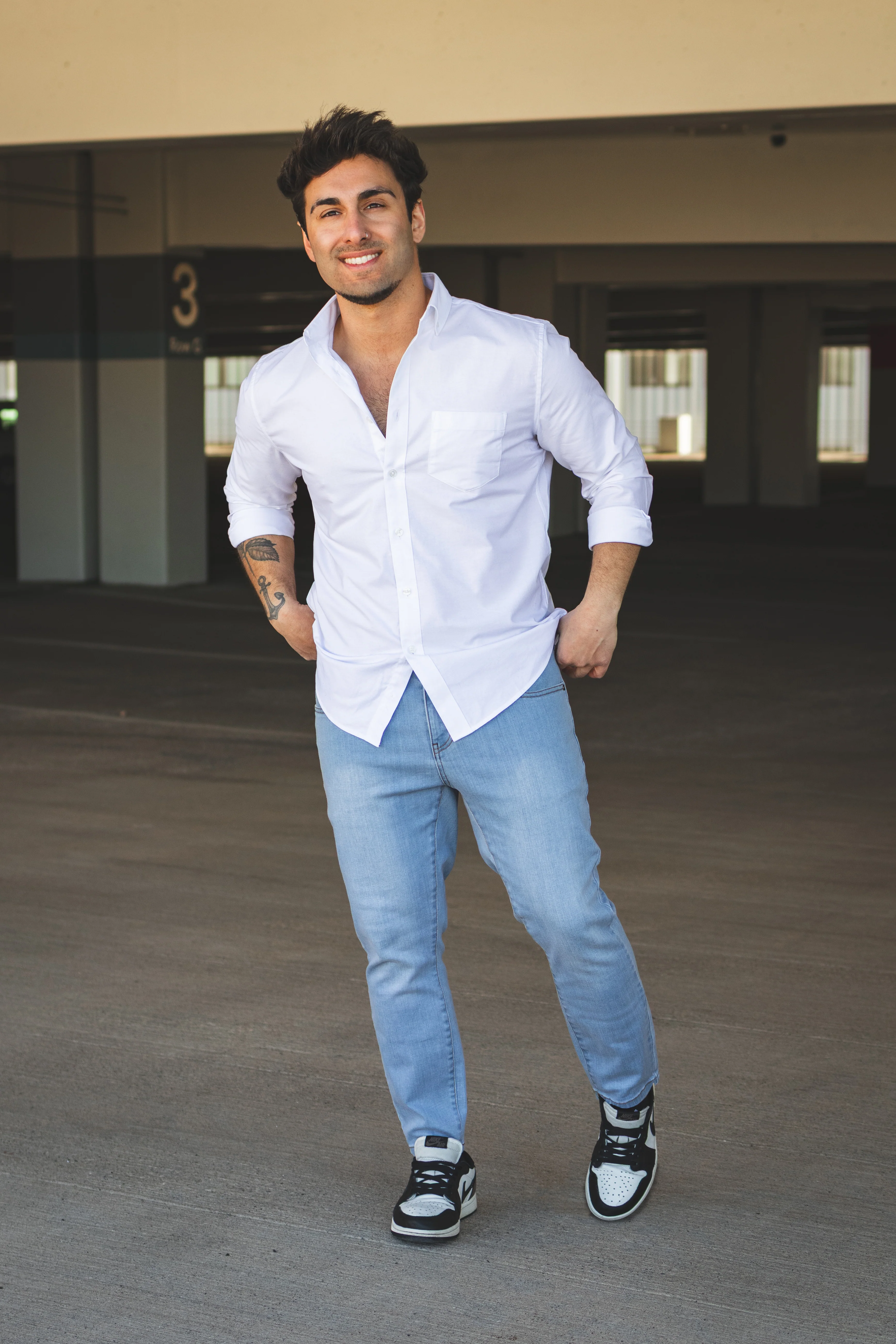 Core Extra Stretch Jeans Light Wash - Image 8