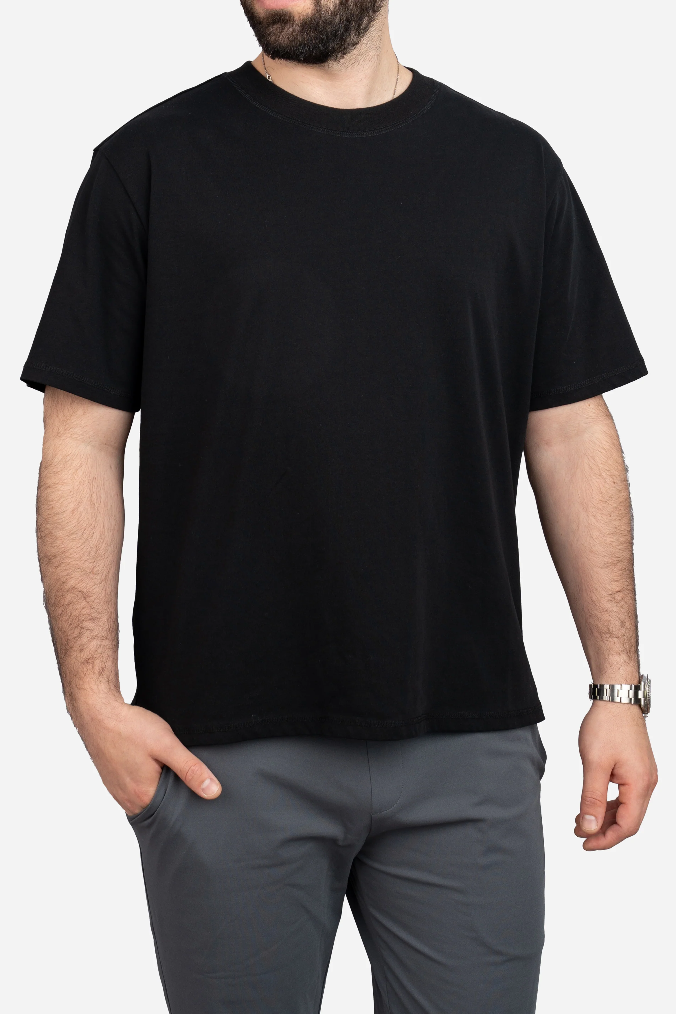 Core T-Shirt Loose Fit Black - Image 4