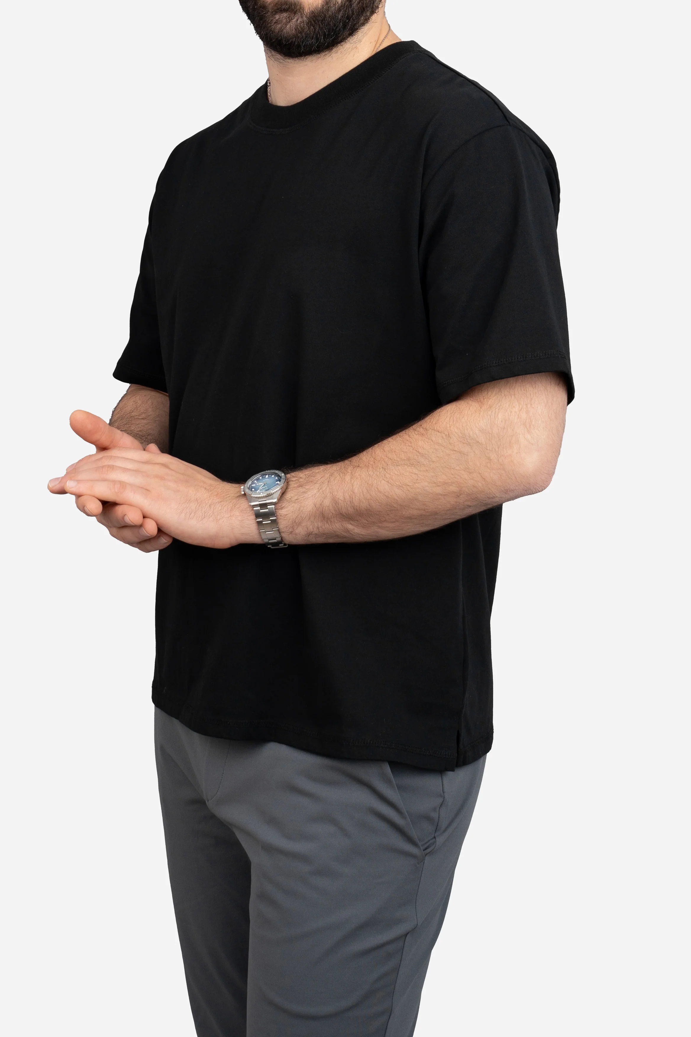 Core T-Shirt Loose Fit Black - Image 7