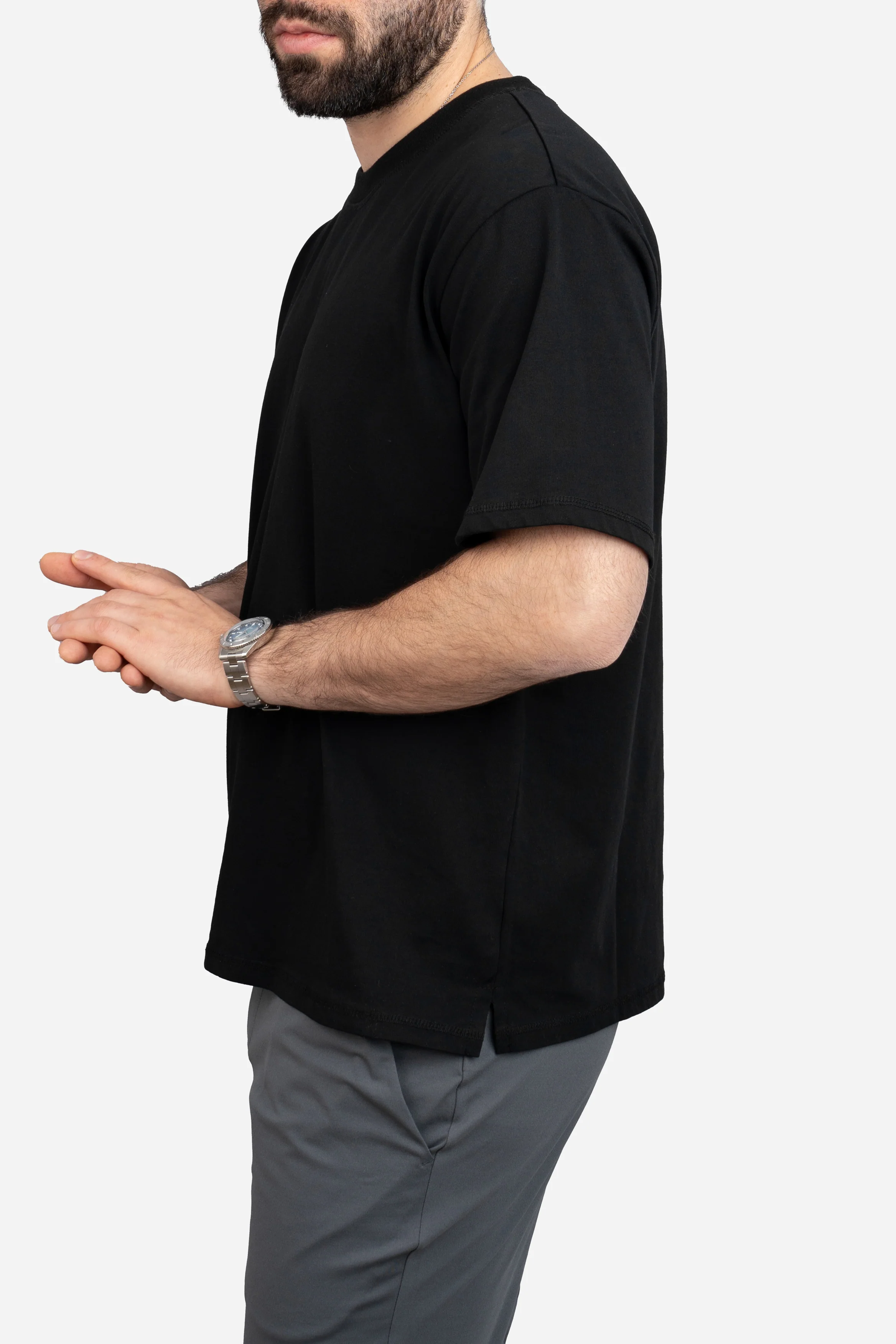Core T-Shirt Loose Fit Black - Image 8