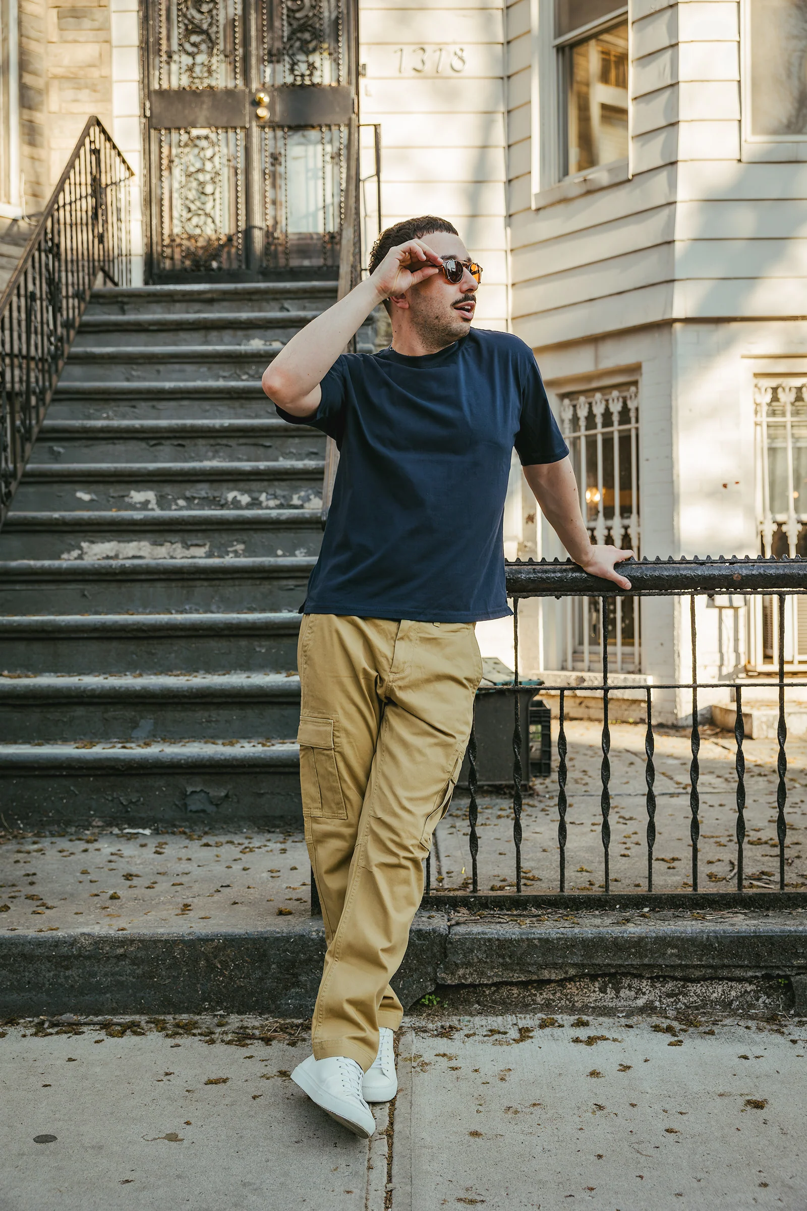 Core T-Shirt Loose Fit Navy - Image 5