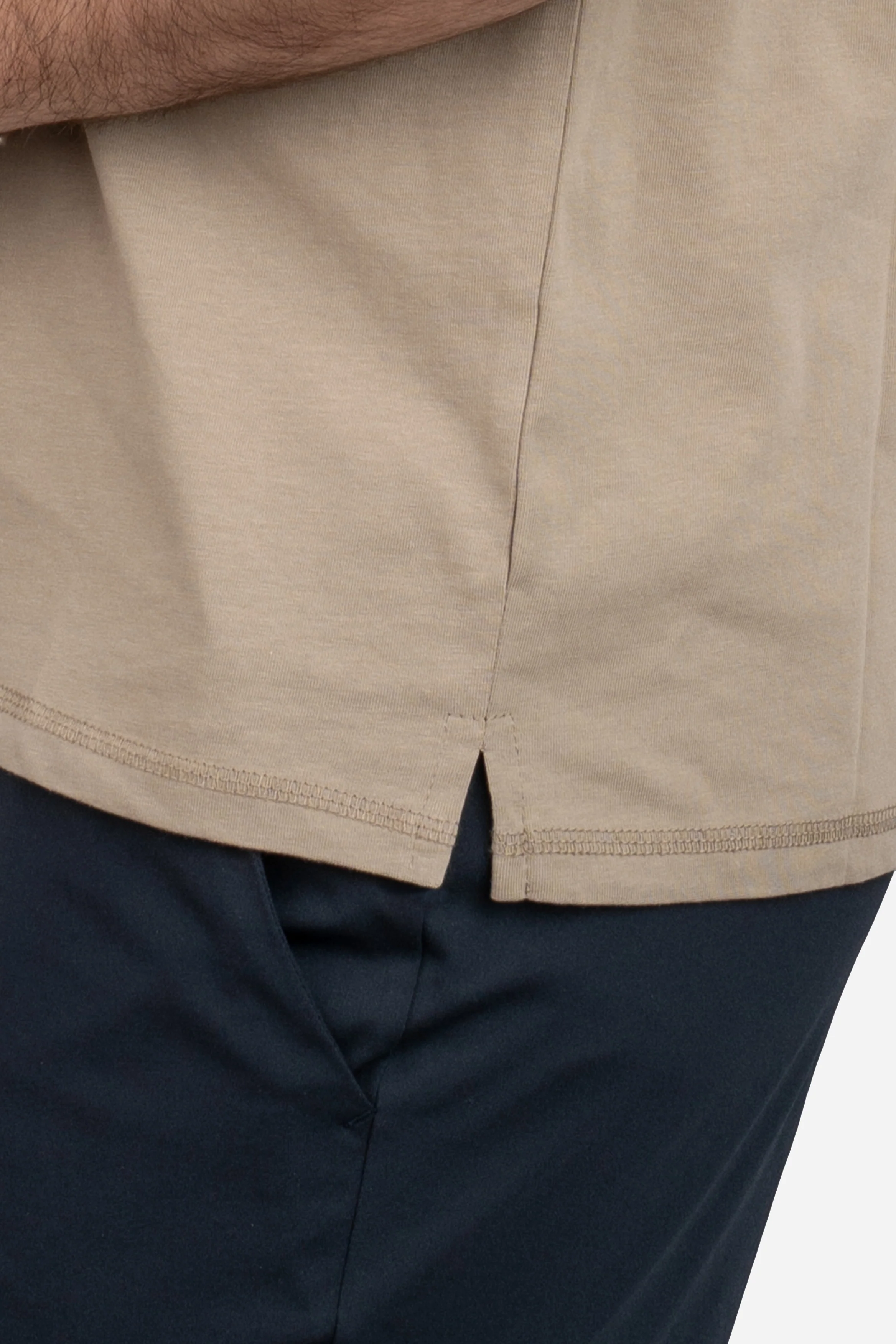 Core T-Shirt Loose Fit Taupe - Image 4
