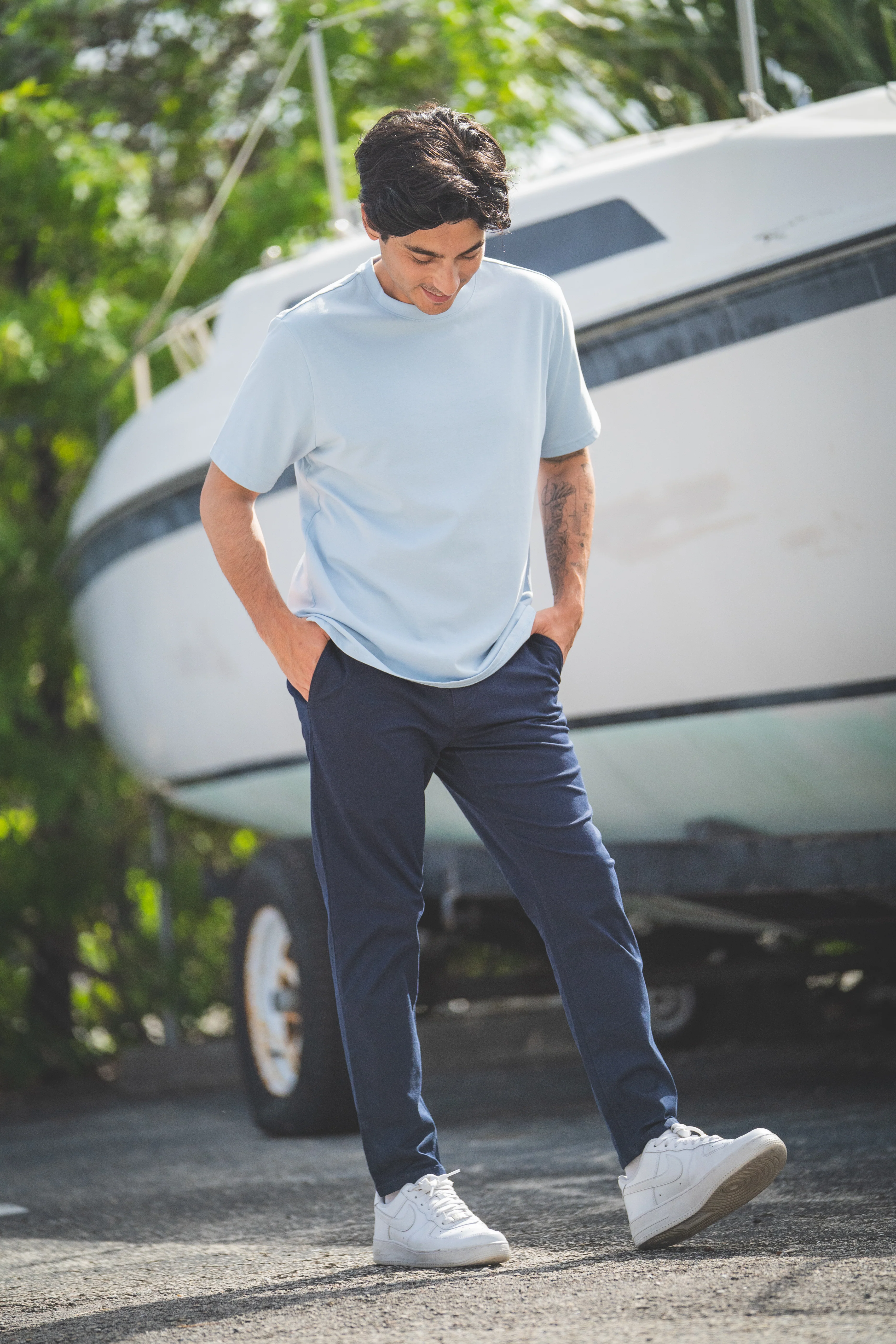 Core T-Shirt Regular Fit Light Blue - Image 3