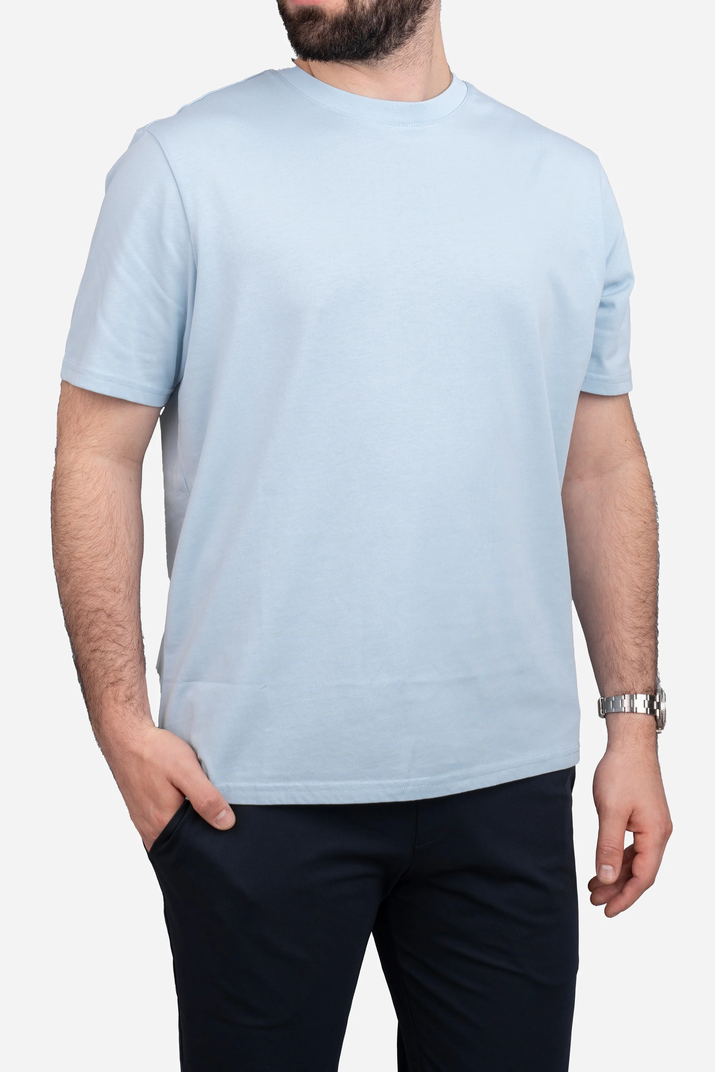 Core T-Shirt Regular Fit Light Blue - Image 5