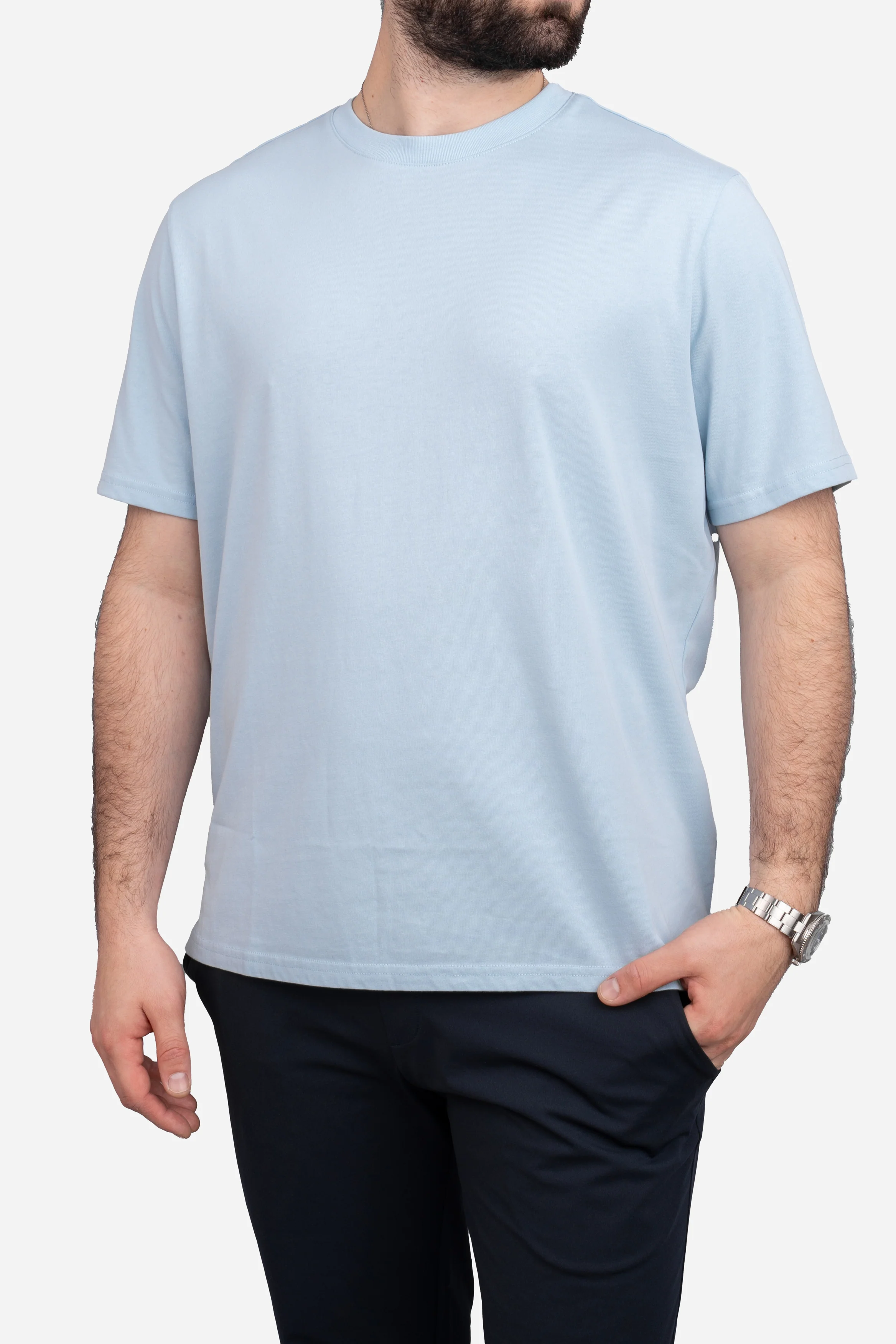 Core T-Shirt Regular Fit Light Blue - Image 6