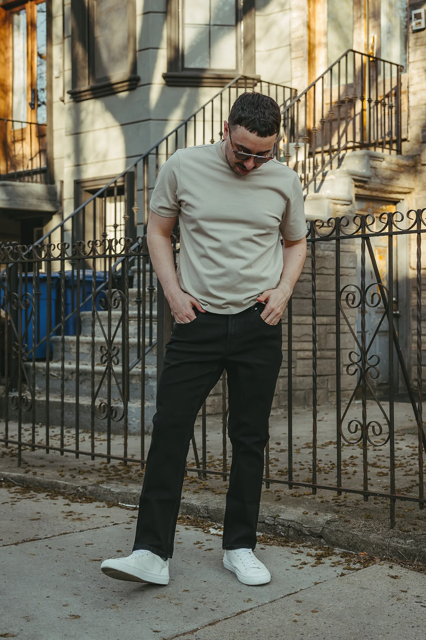 Core T-Shirt Regular Fit Stone - Image 3
