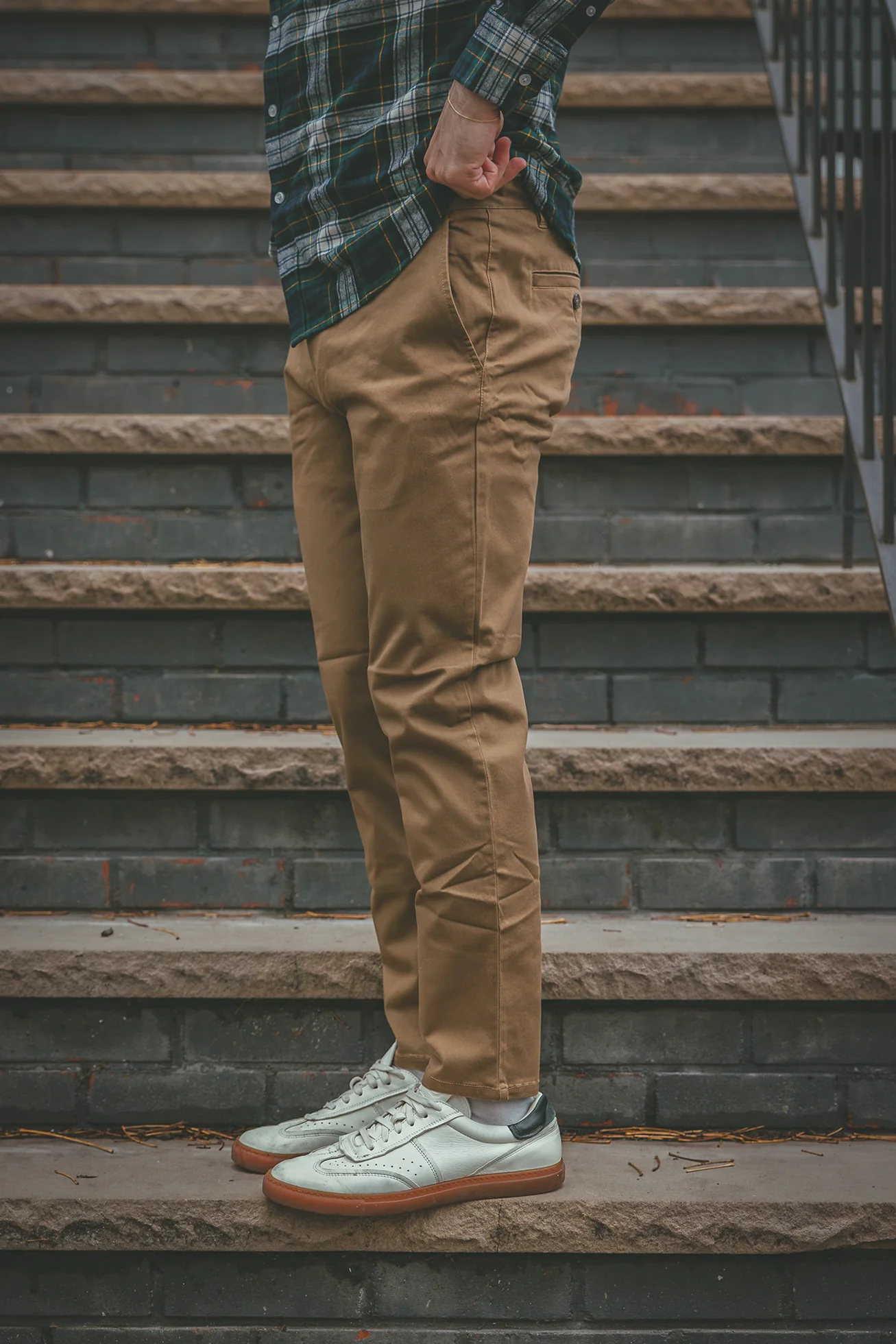 Extra Stretch Chino Almond - Image 4