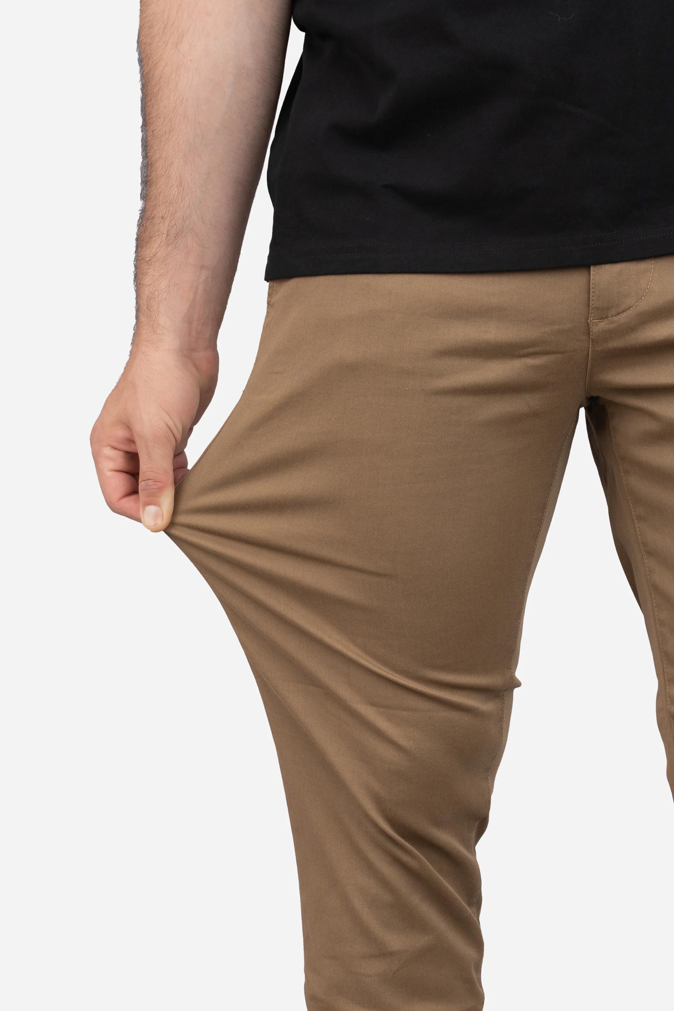 Extra Stretch Chino Almond - Image 7