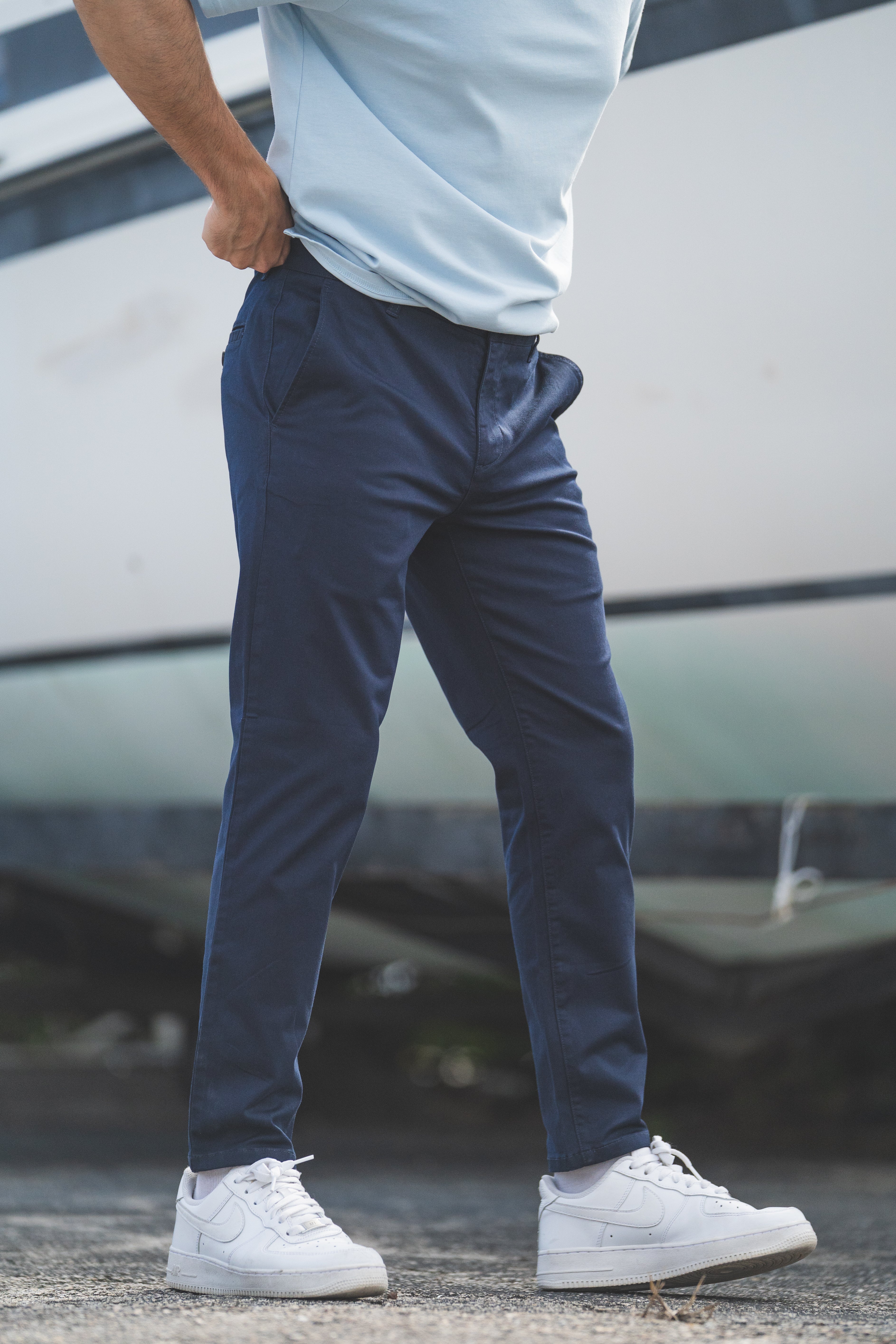 Extra Stretch Chino Navy - Image 6