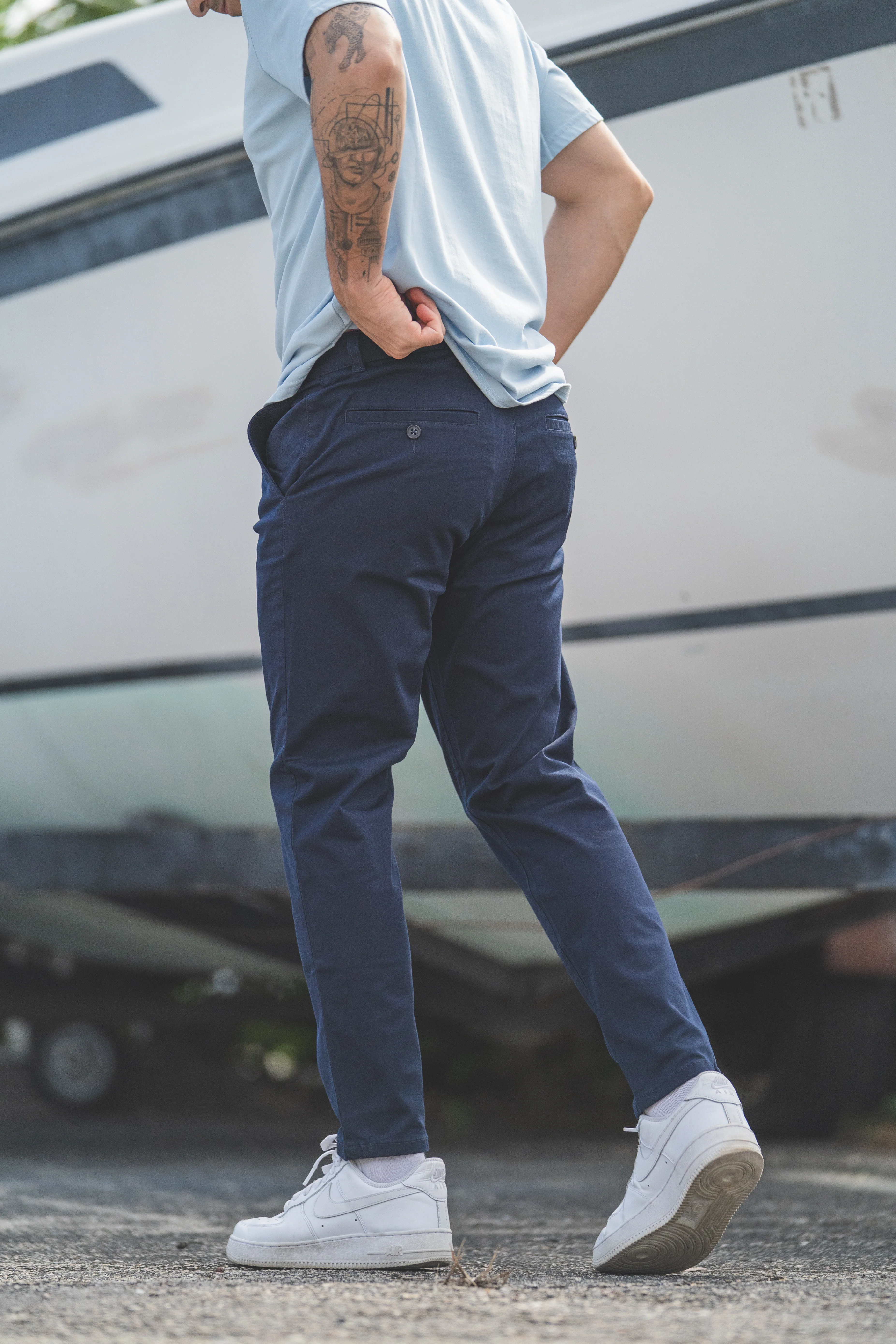 Extra Stretch Chino Navy - Image 7
