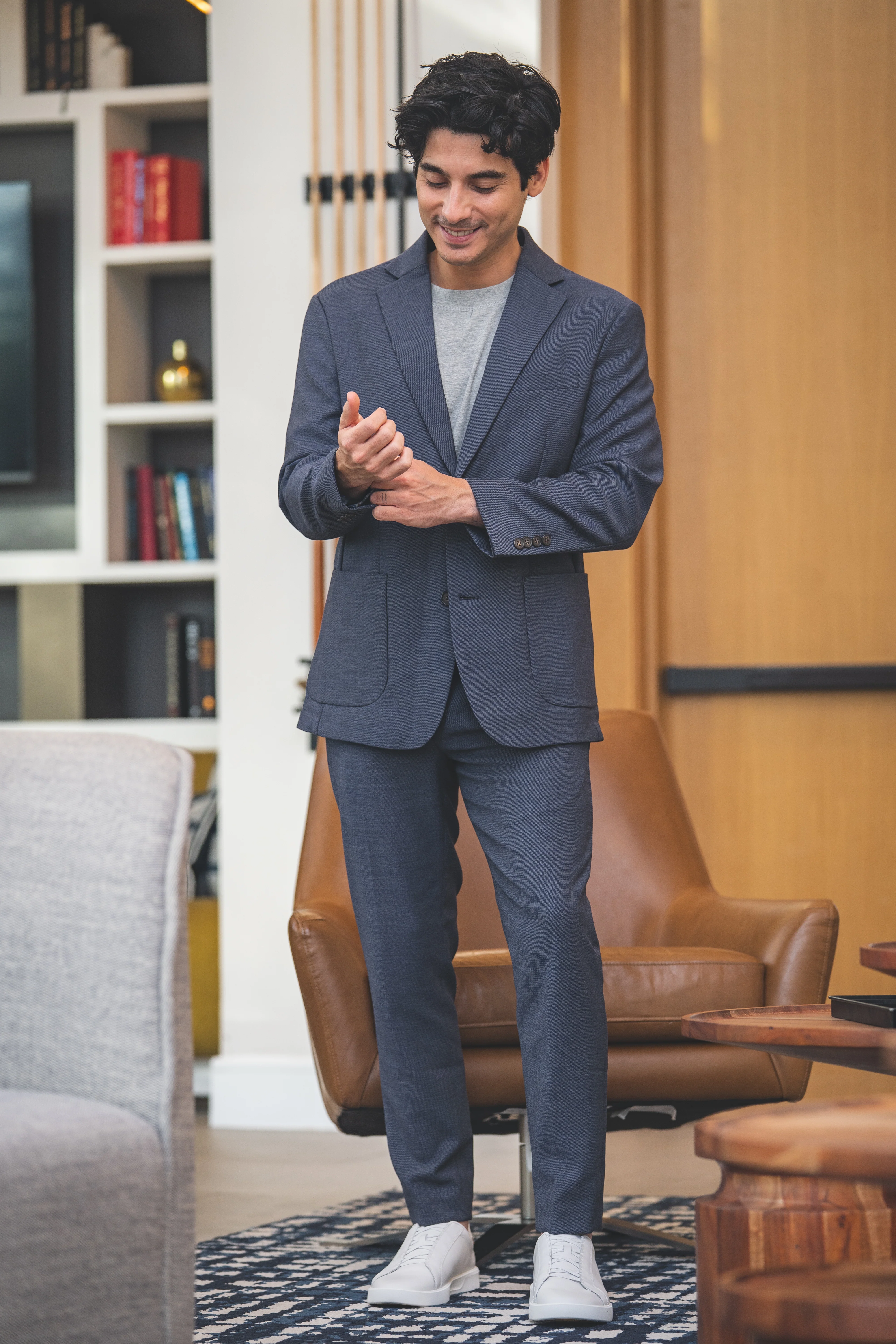 FlexPro Suit Pants Blue - Image 6