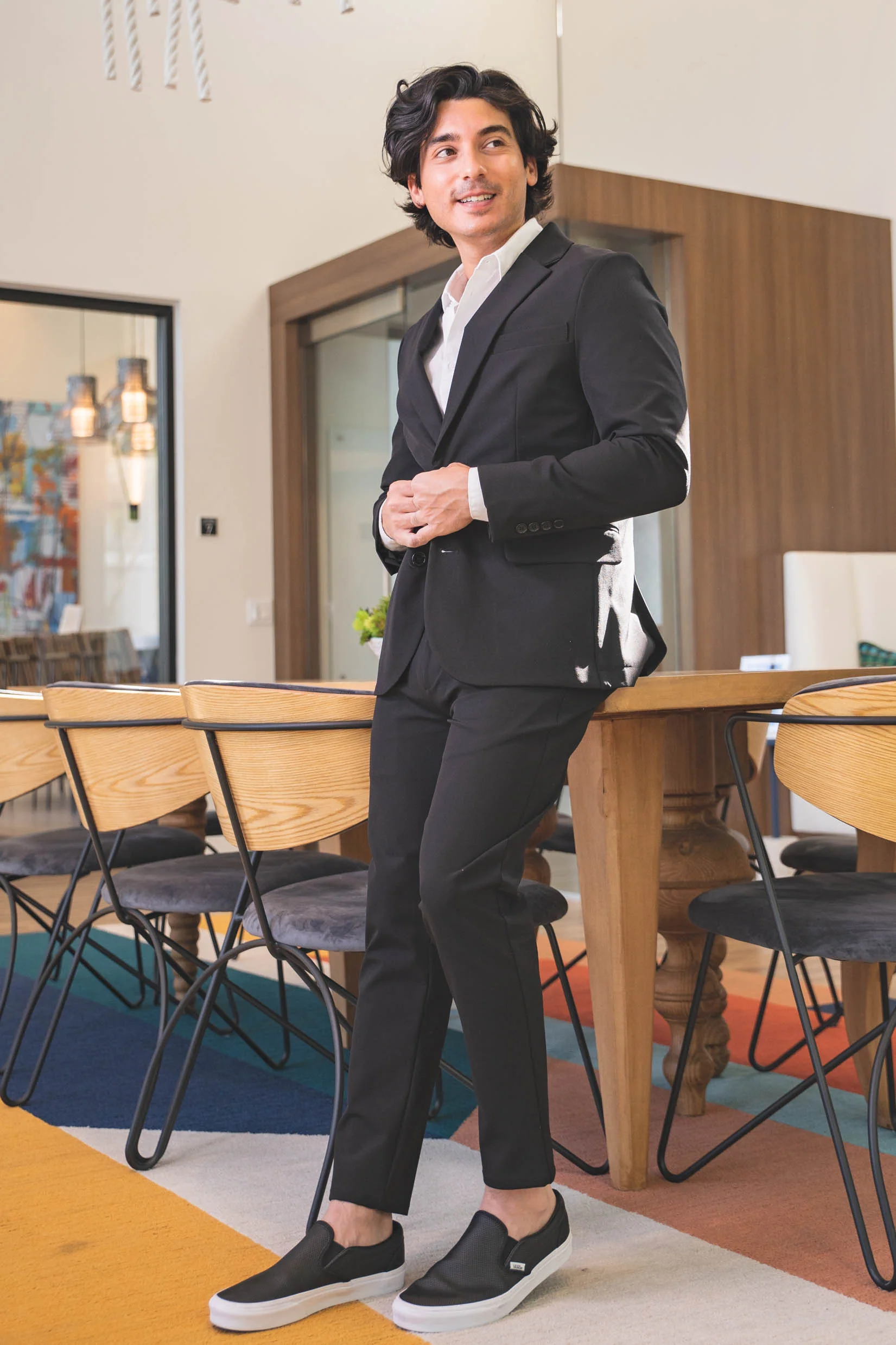 Super Stretch Suit Jacket Black - Image 14