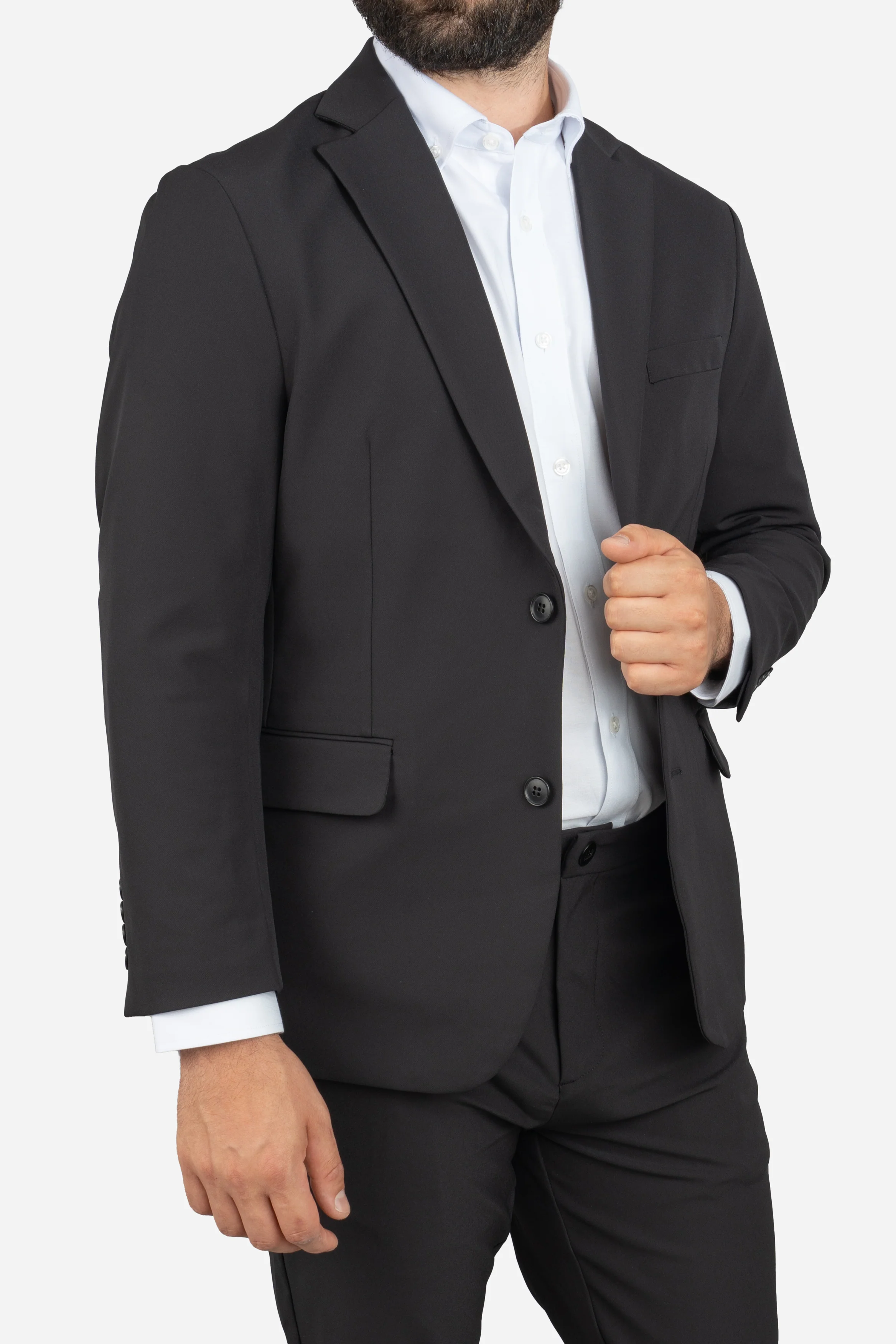 Super Stretch Suit Jacket Black - Image 5