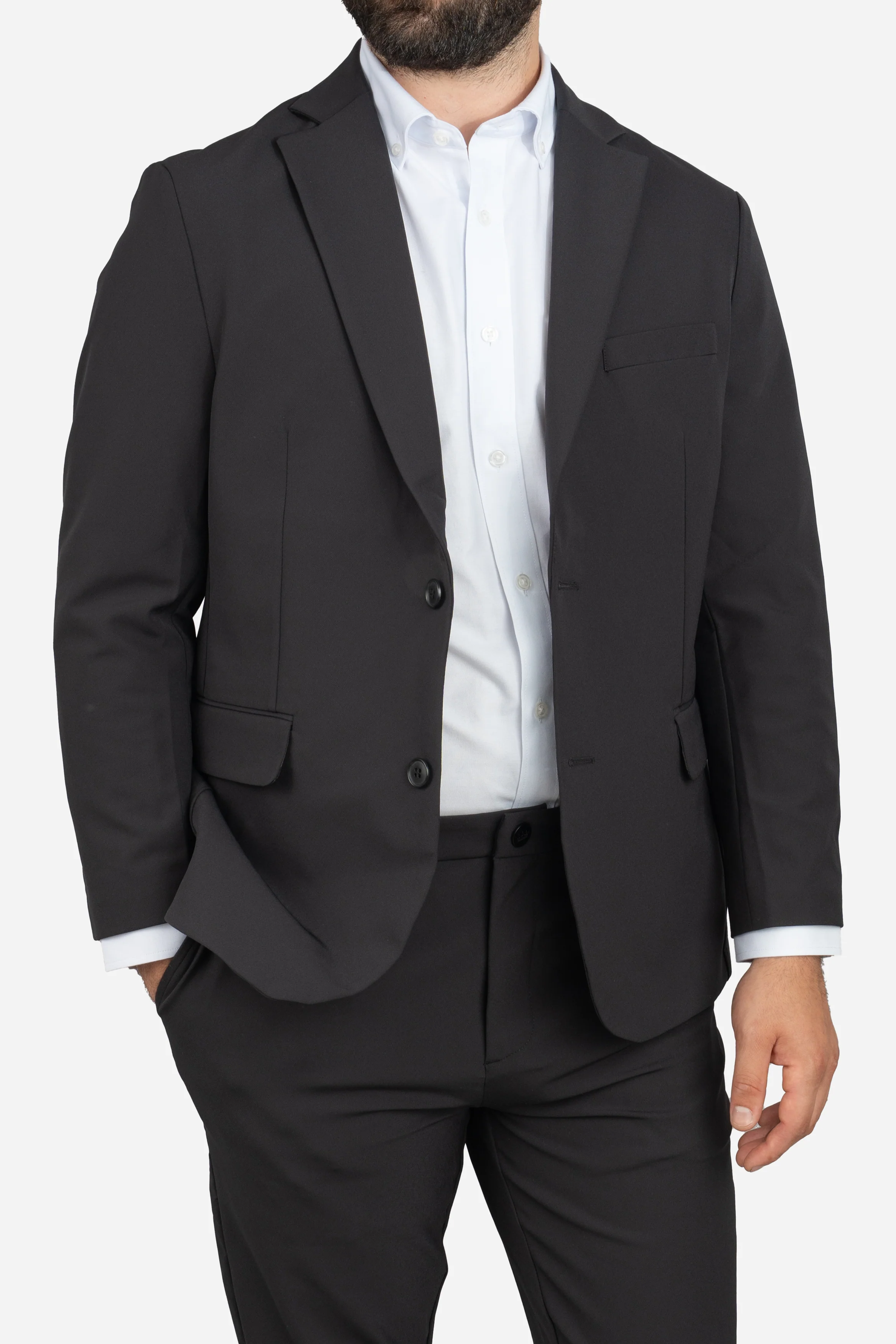 Super Stretch Suit Jacket Black - Image 6