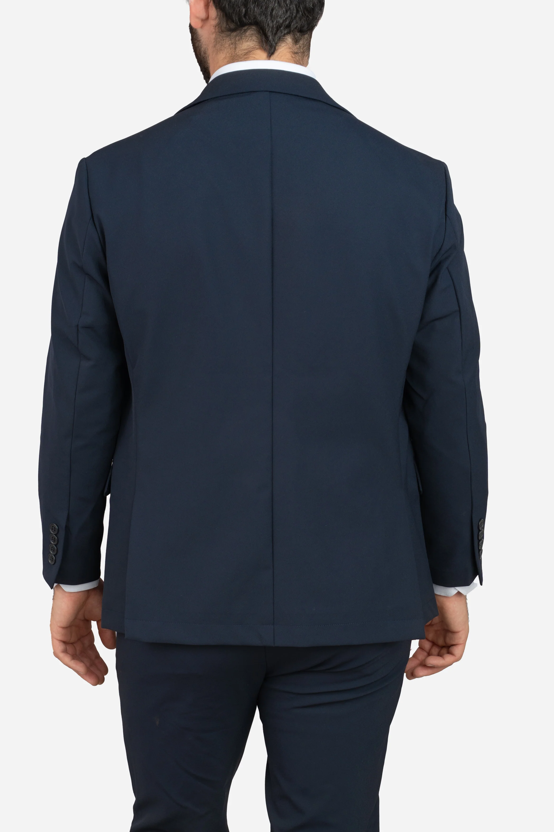 Super Stretch Suit Jacket Navy - Image 6