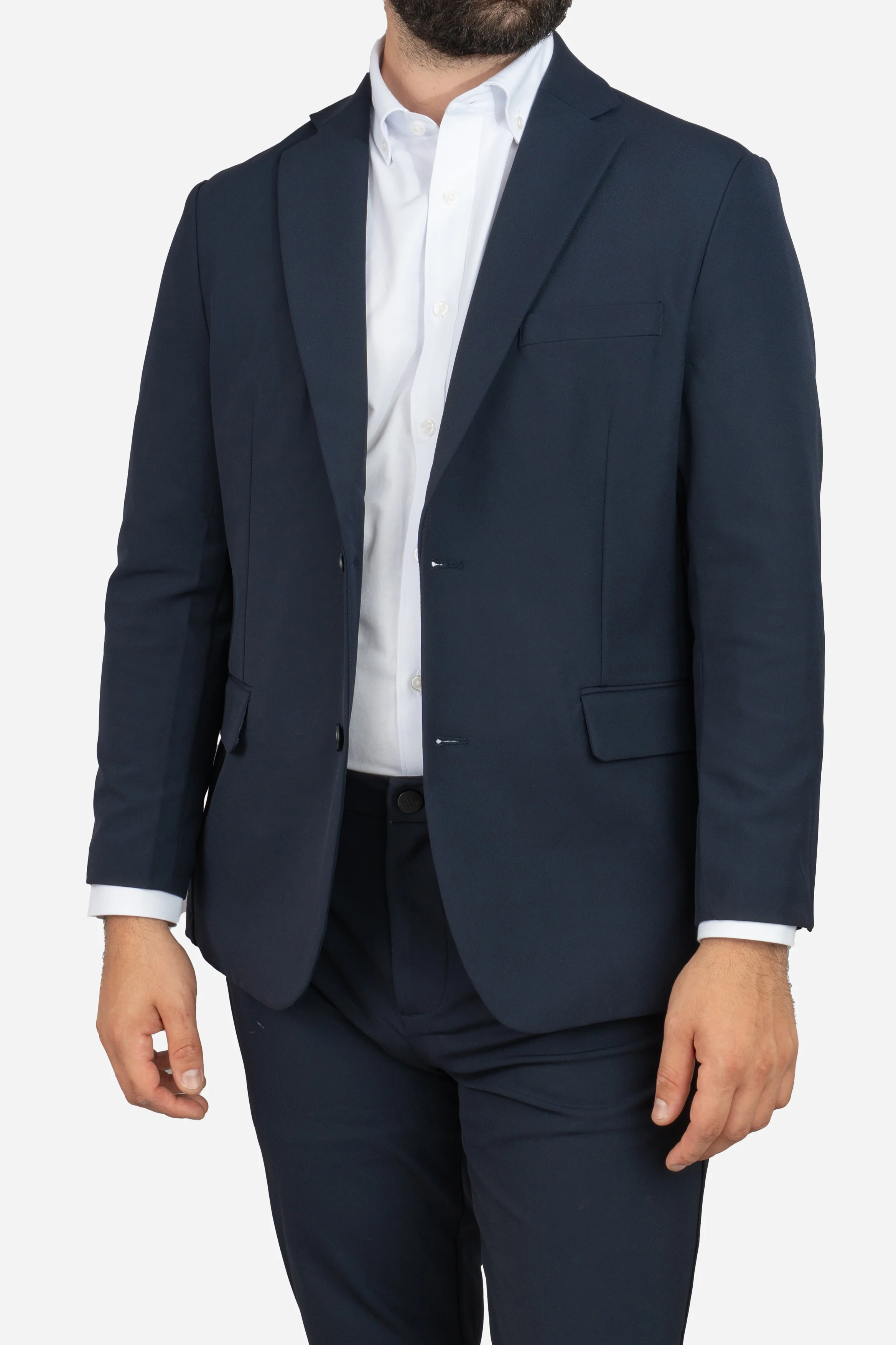 Super Stretch Suit Jacket Navy - Image 7