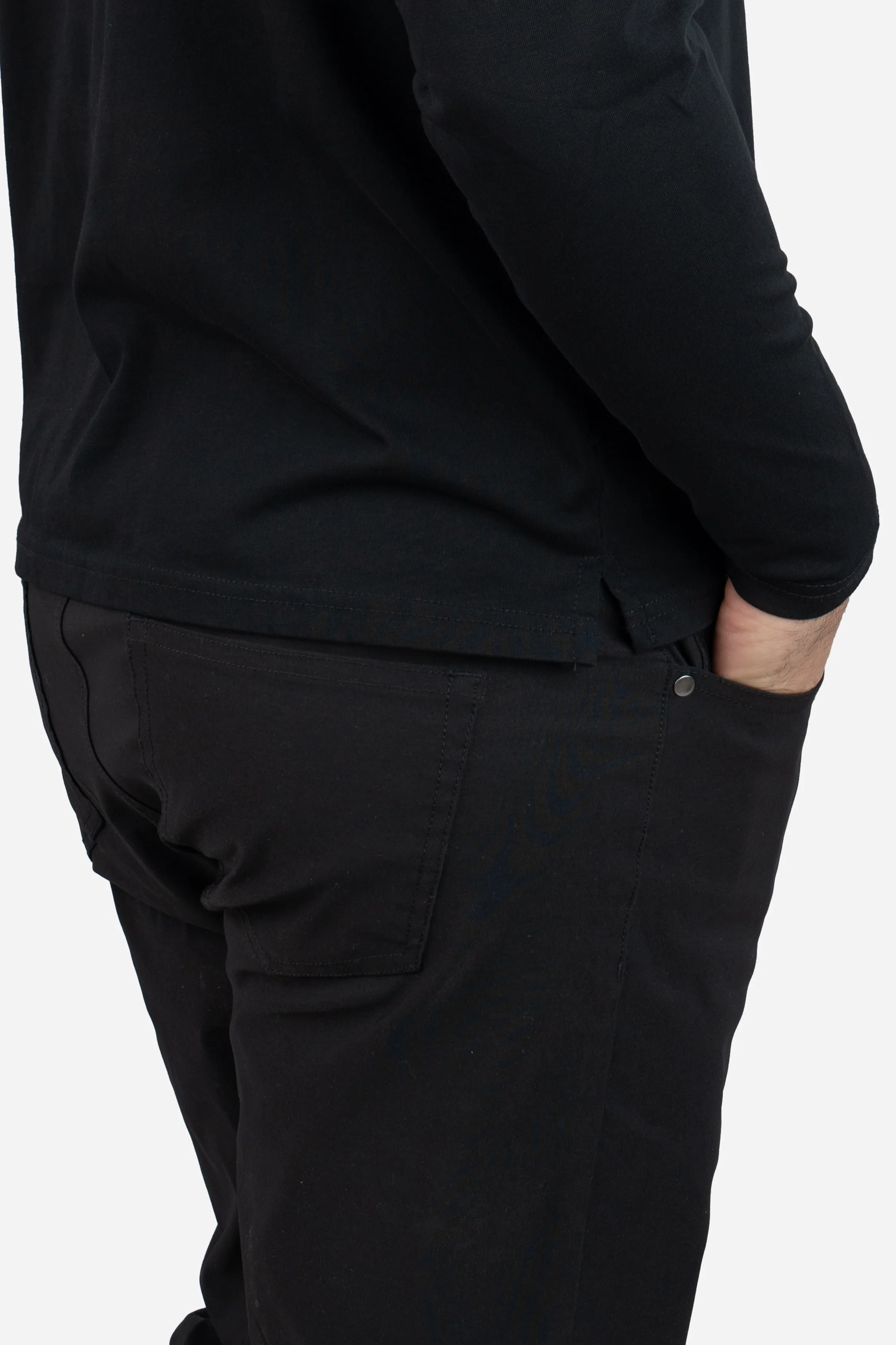 Long Sleeve Core T-Shirt Black - Image 3
