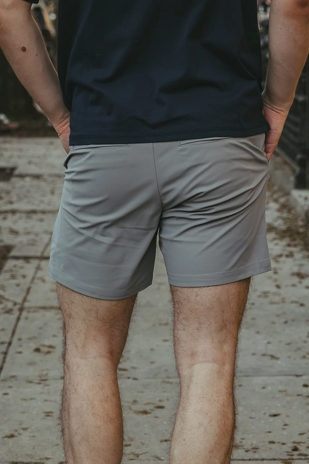 Pace Performance Shorts Gray - Image 3