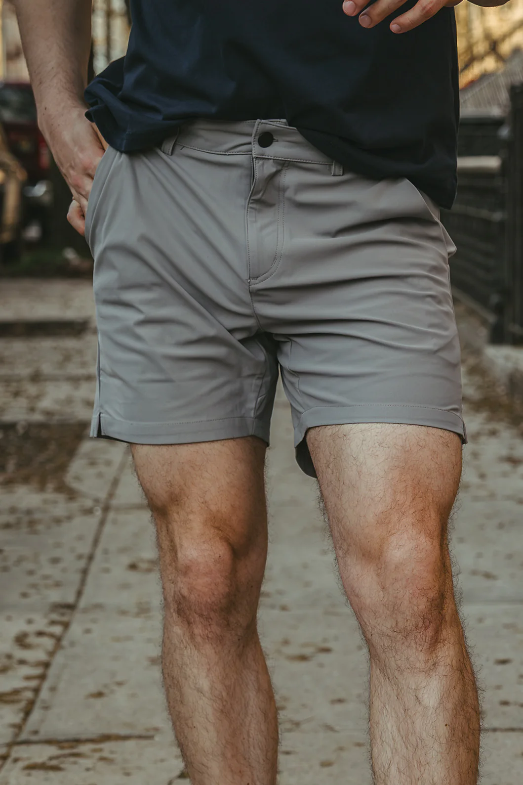 Pace Performance Shorts Gray - Image 4
