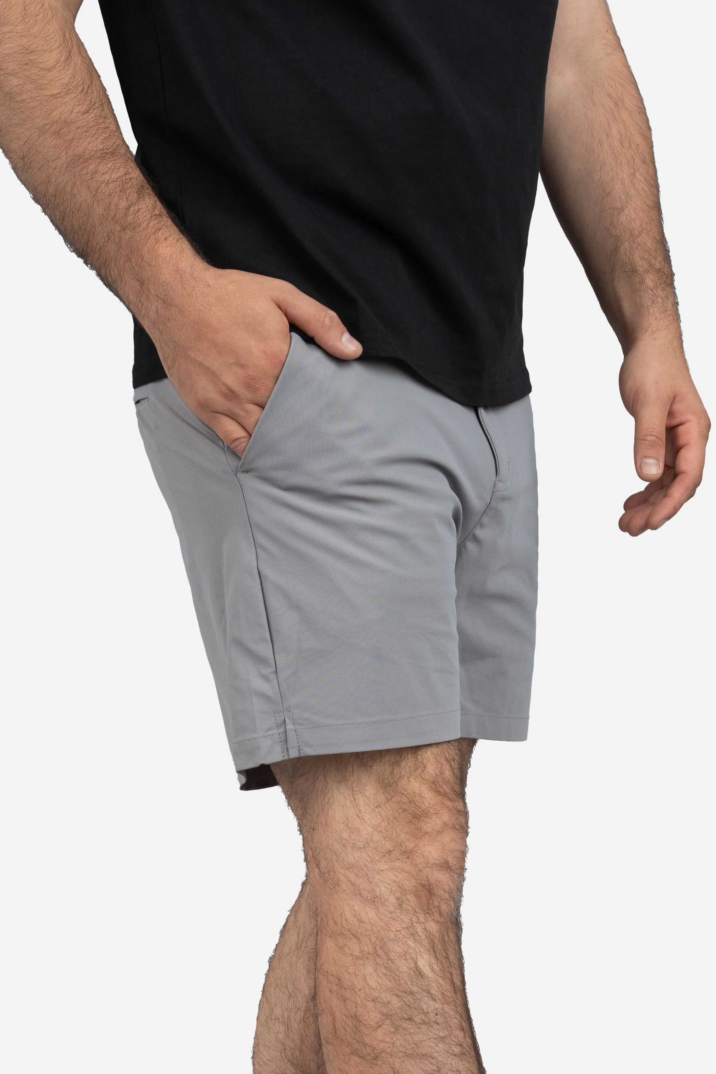 Pace Performance Shorts Gray - Image 9