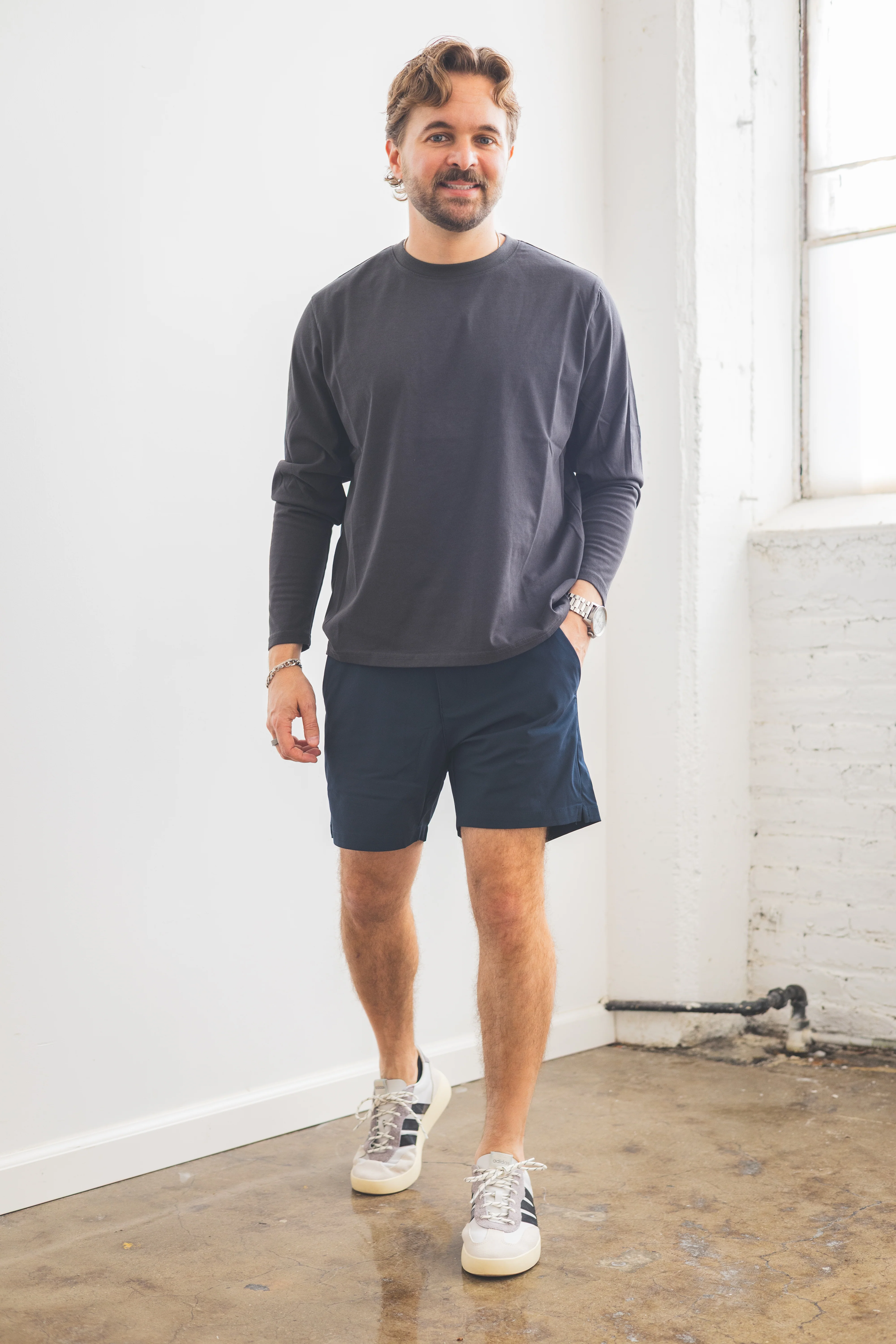 Pace Performance Shorts Navy - Image 4