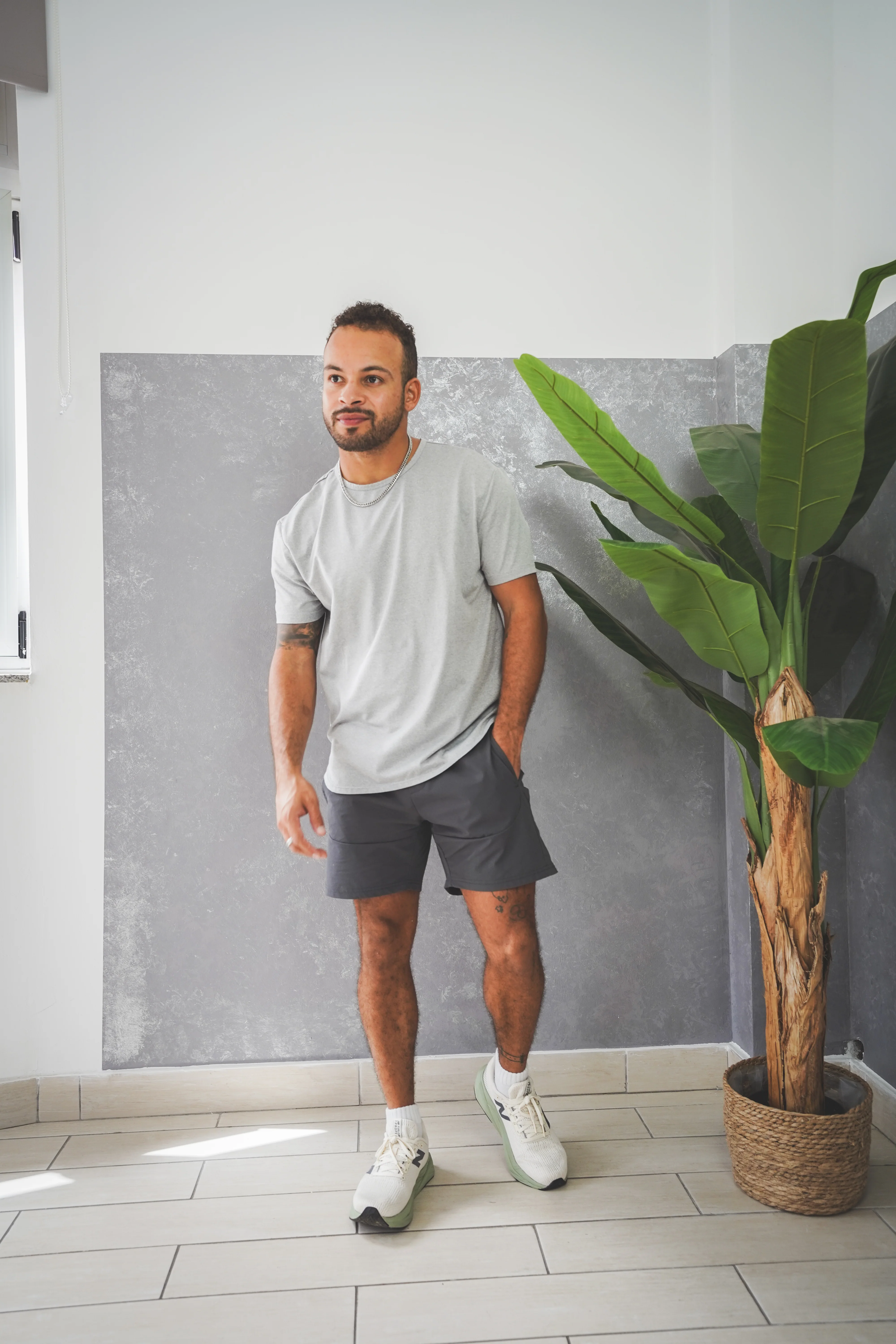Running T-Shirt Light Gray - Image 11