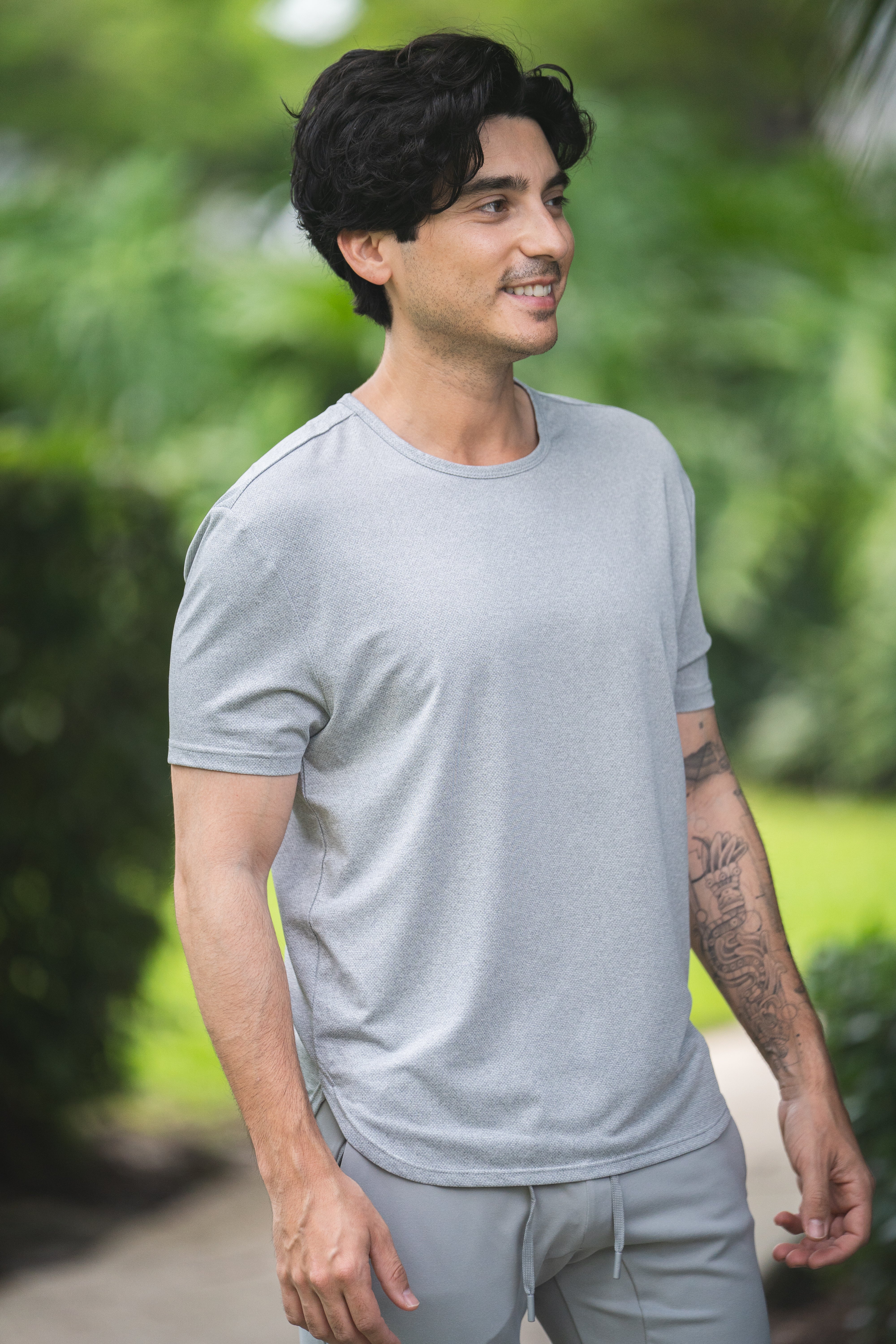 Running T-Shirt Light Gray - Image 22