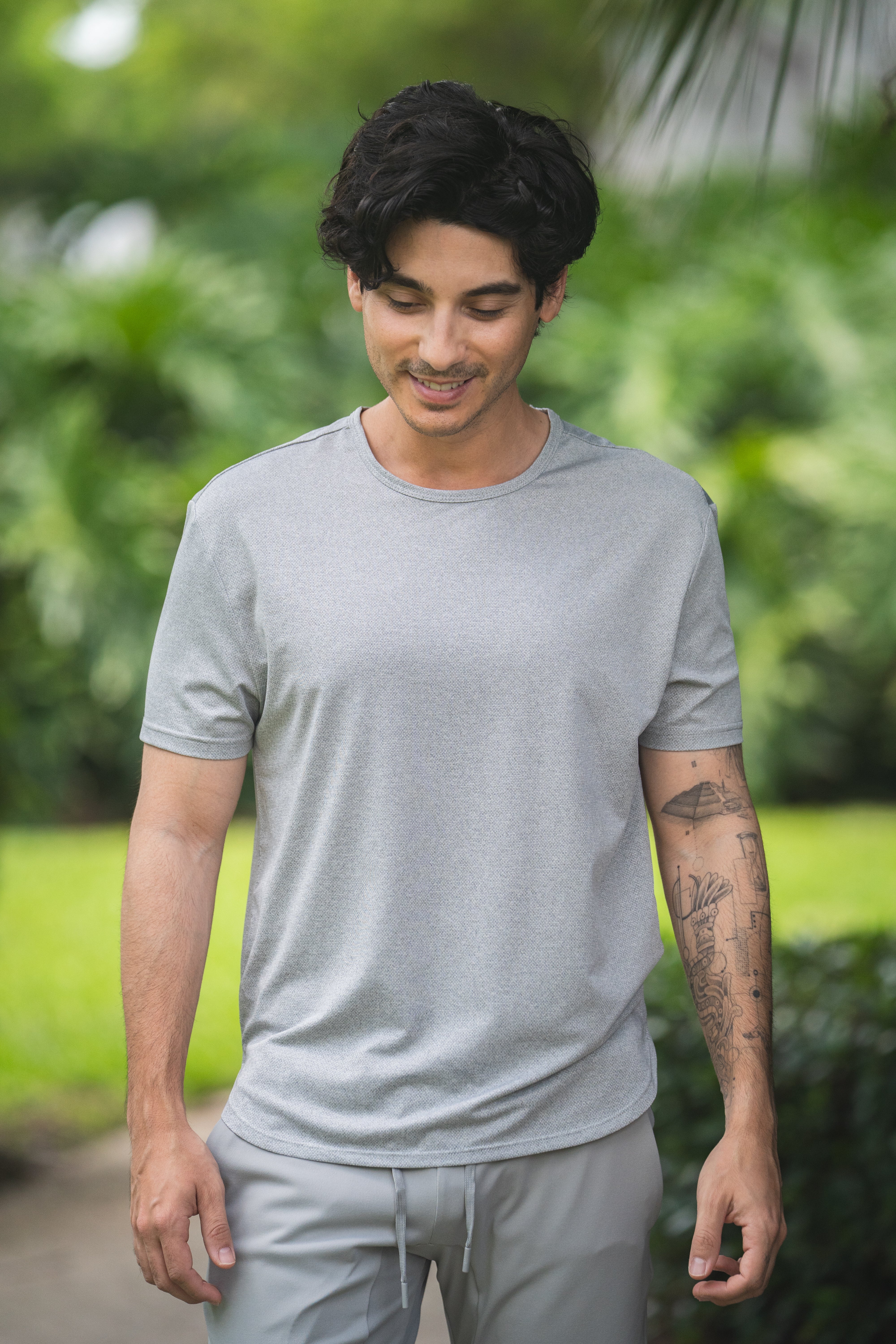 Running T-Shirt Light Gray - Image 23