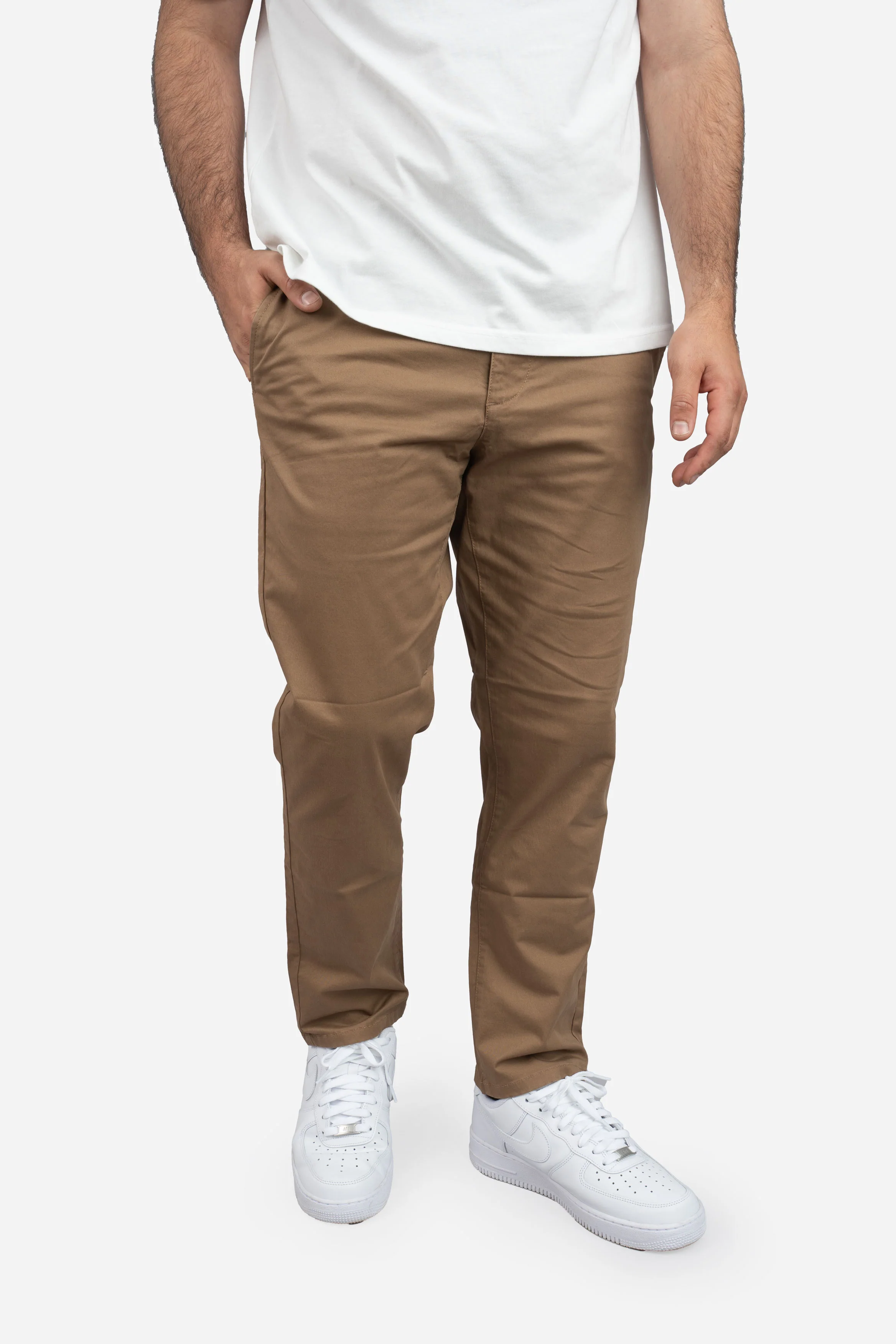 Straight Fit Core Stretch Chino Almond - Image 6
