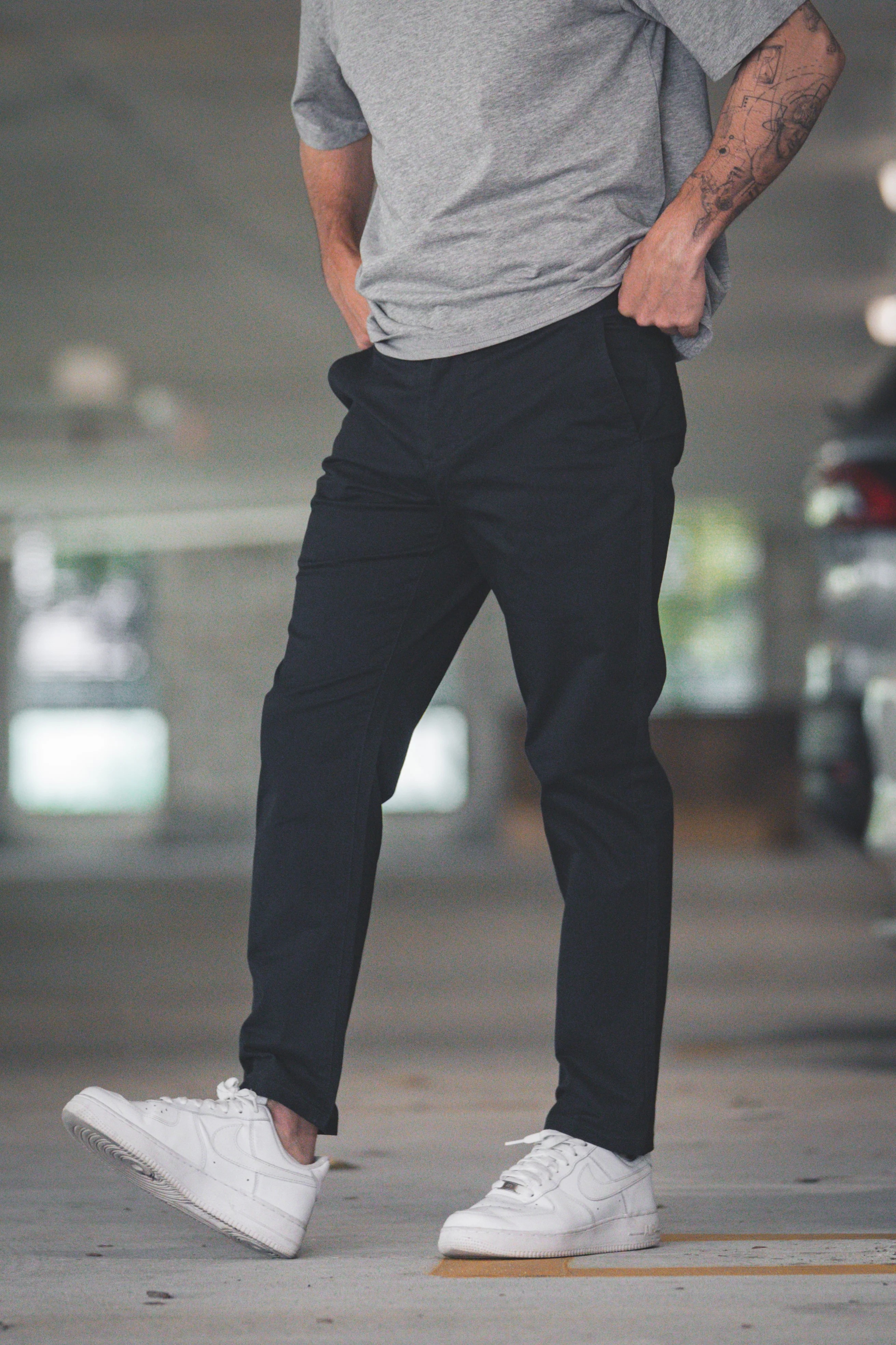 Straight Fit Core Stretch Chino Black - Image 11